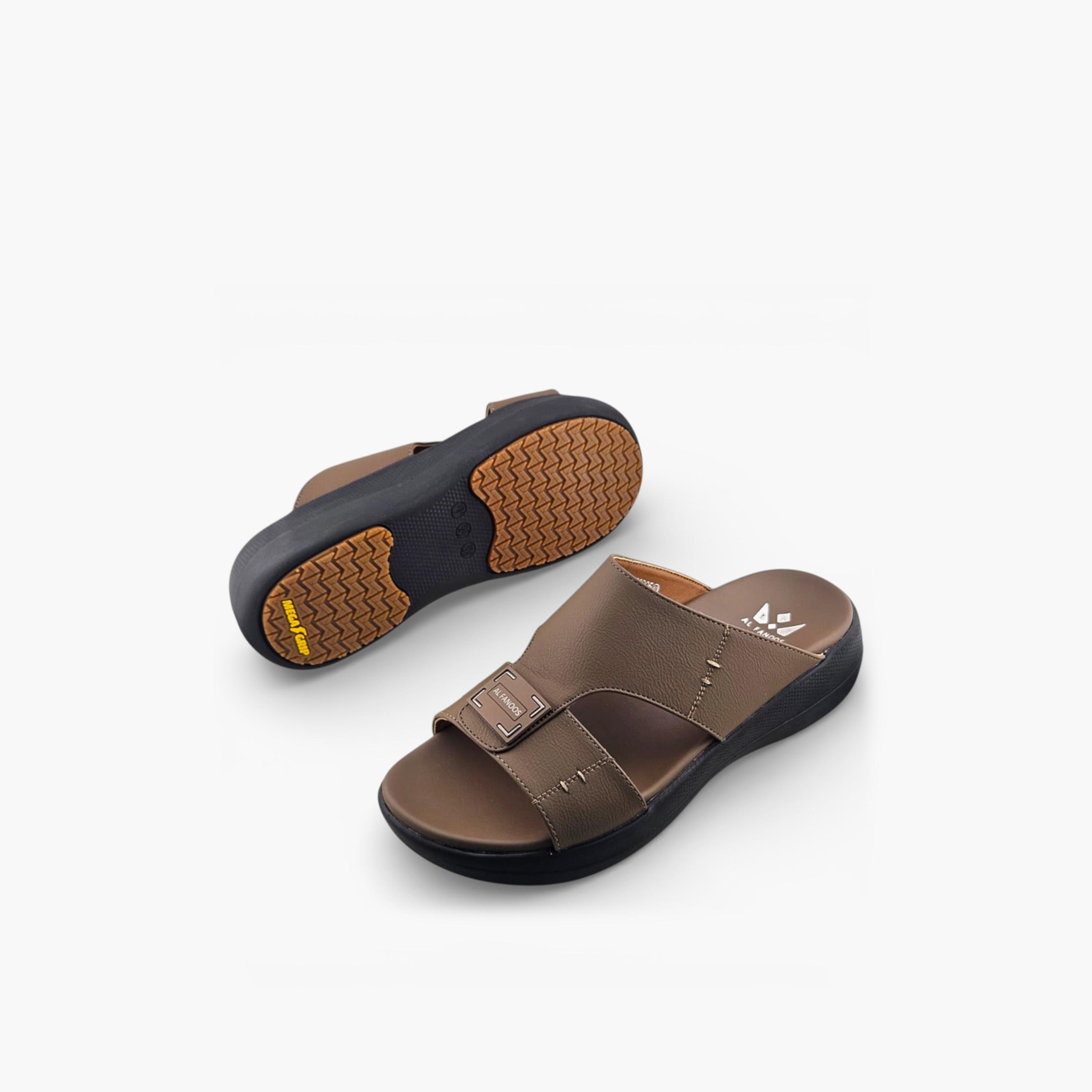 الفانوس - صندل كاسا النور رجالي سهل الارتداء تصميم عربي | AFB26005-men-shoes-sandals-image-5