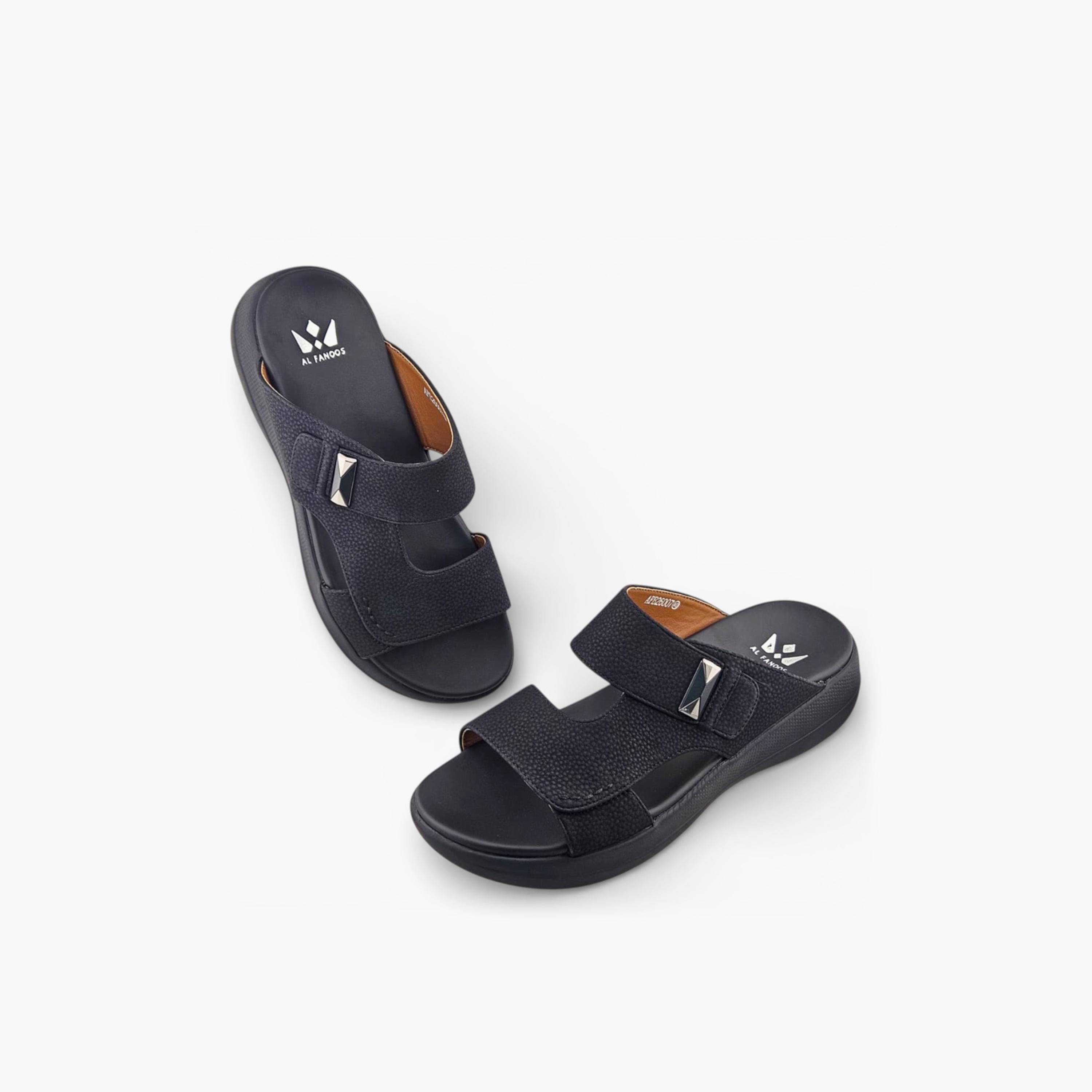 Al Fanoos Men's Slip-On Casa Al Noor Arabic Sandals | AFB26007-men-shoes-sandals-image-4