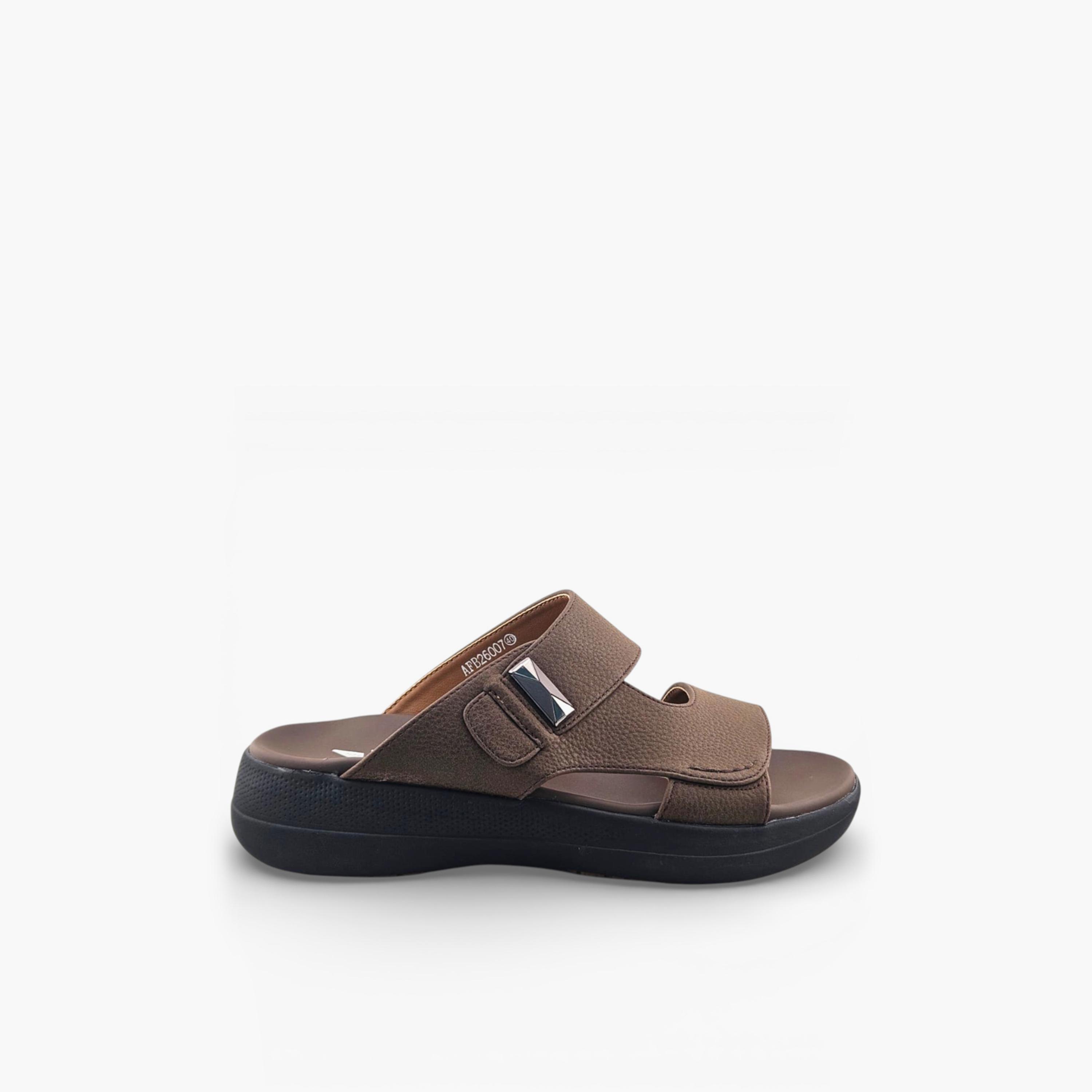 Al Fanoos Men's Slip-On Casa Al Noor Arabic Sandals | AFB26007-men-shoes-sandals-image-2