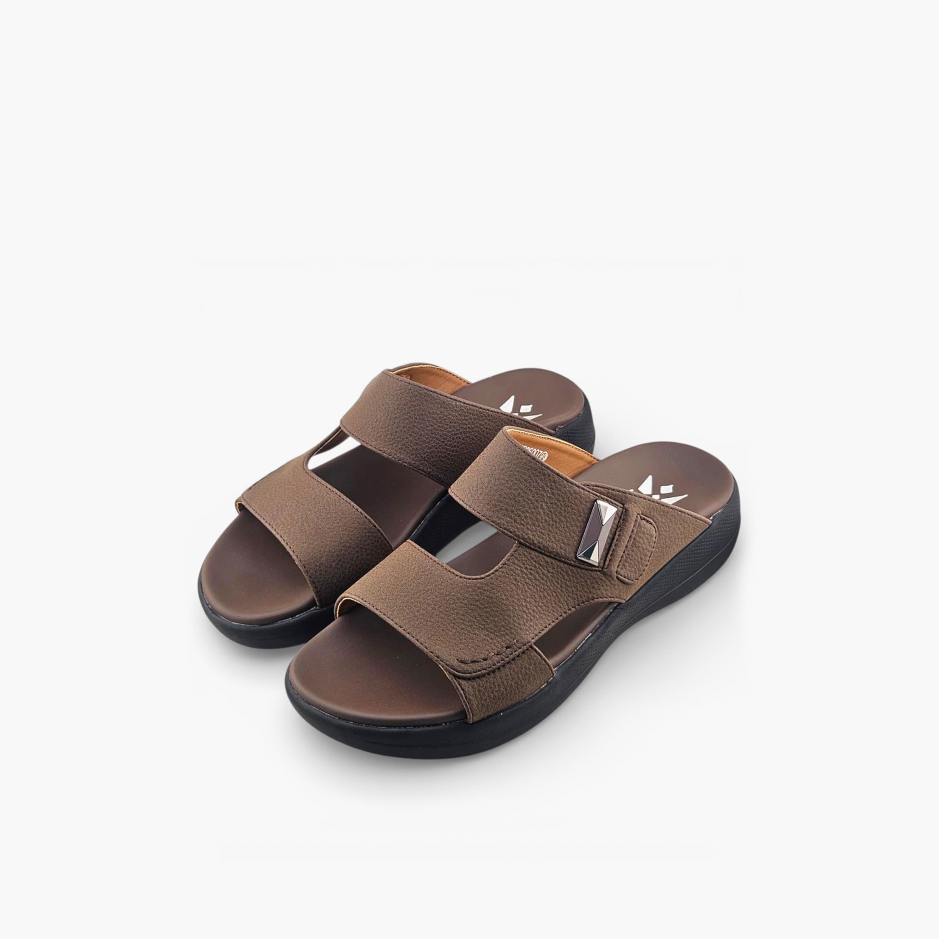 Al Fanoos Men's Slip-On Casa Al Noor Arabic Sandals | AFB26007-men-shoes-sandals-image-3