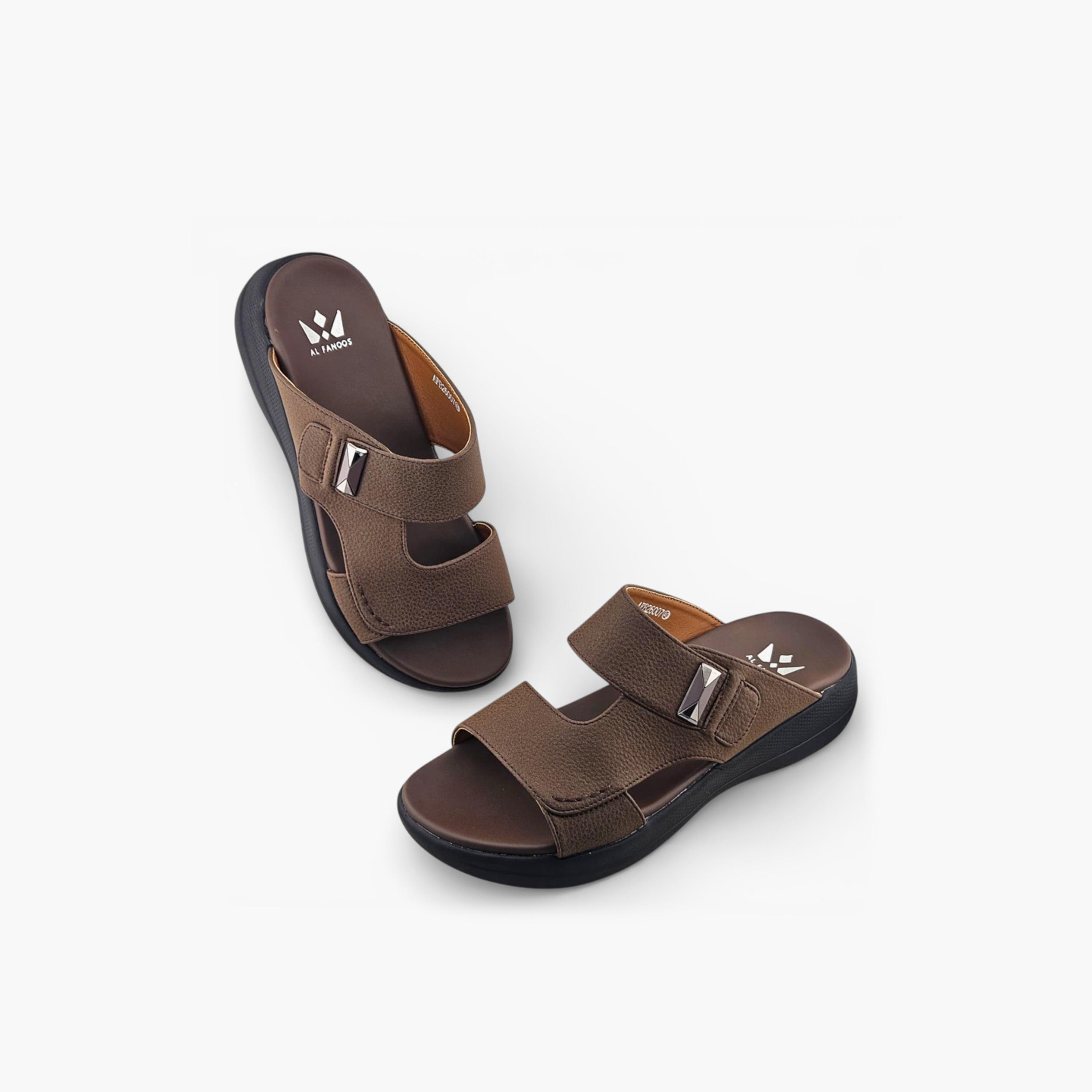 Al Fanoos Men's Slip-On Casa Al Noor Arabic Sandals | AFB26007-men-shoes-sandals-image-4