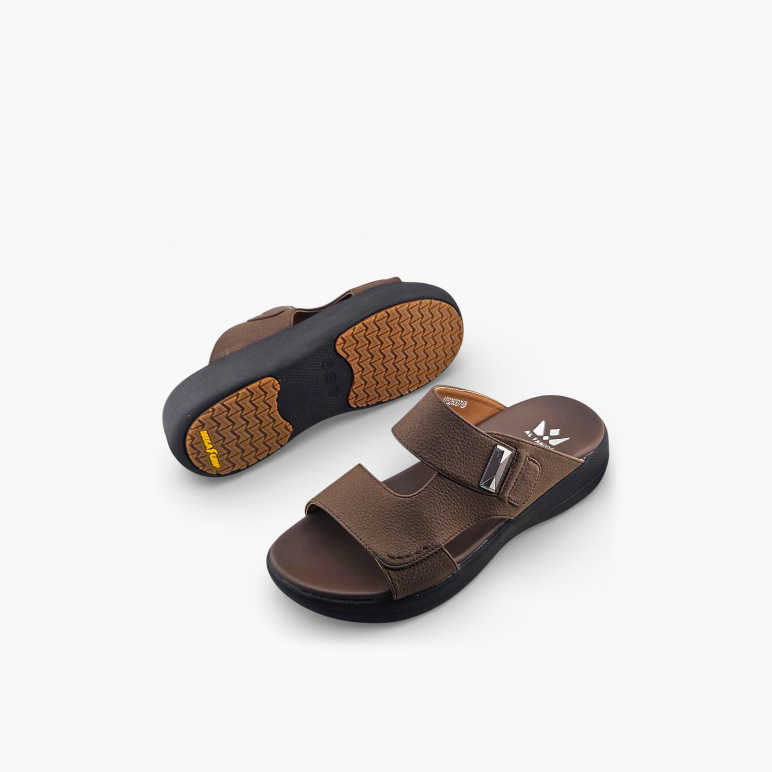 Al Fanoos Men's Slip-On Casa Al Noor Arabic Sandals | AFB26007-men-shoes-sandals-image-5