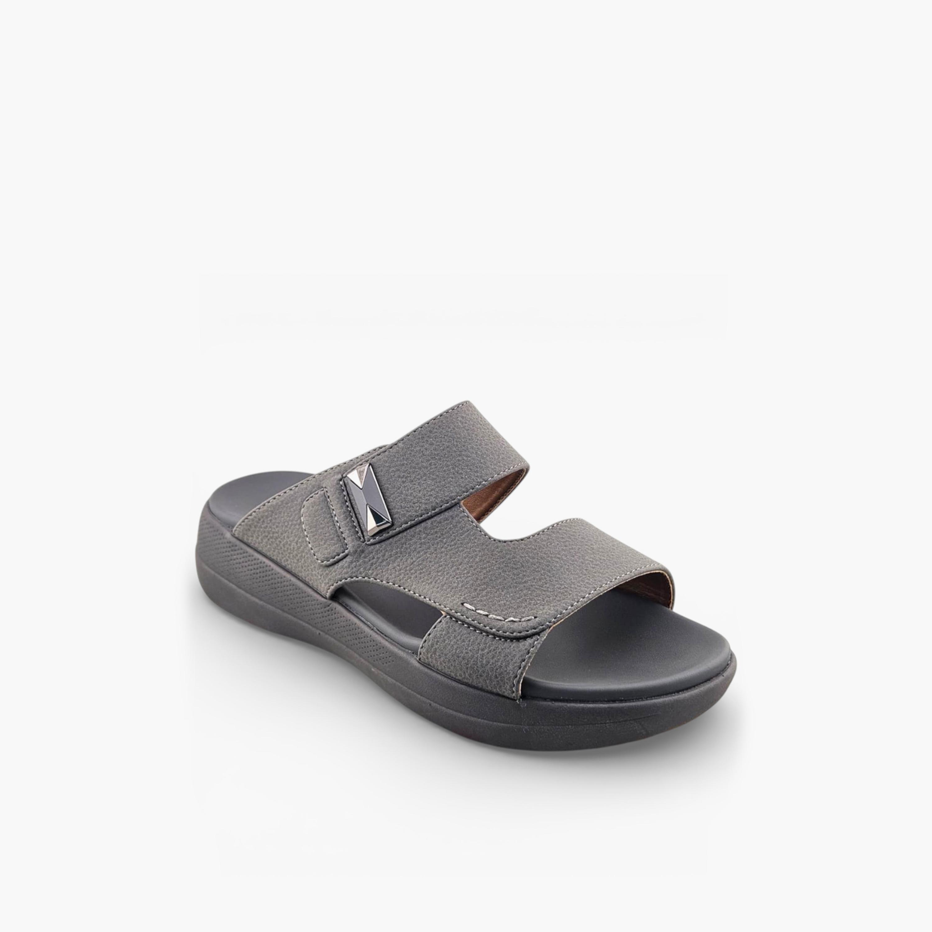 الفانوس - صندل كاسا النور رجالي سهل الارتداء تصميم عربي | AFB26007-men-shoes-sandals-image-1