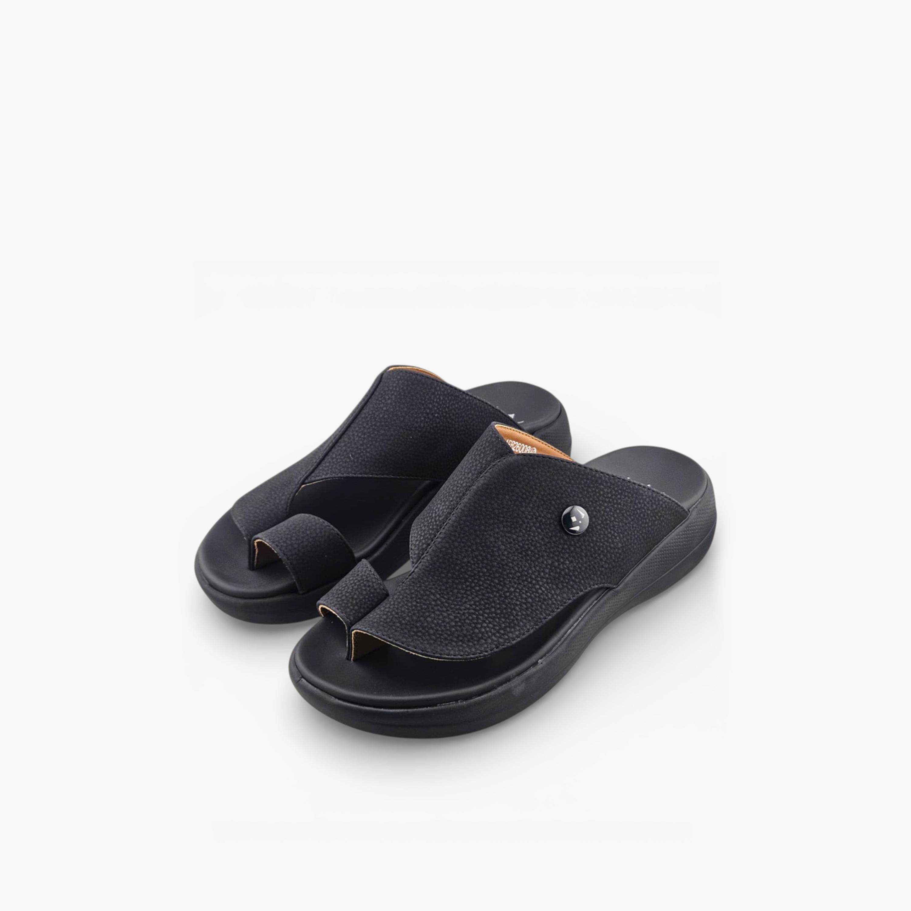 الفانوس - صندل كاسا النور رجالي سهل الارتداء تصميم عربي | AFB26008-men-shoes-sandals-image-3