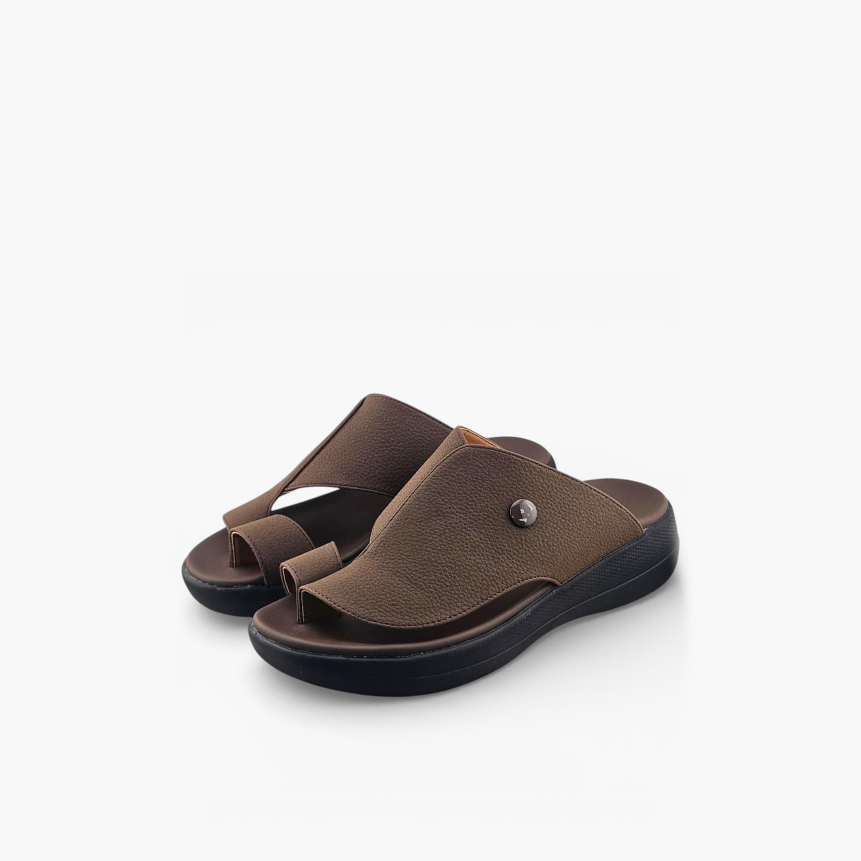 الفانوس - صندل كاسا النور رجالي سهل الارتداء تصميم عربي | AFB26008-men-shoes-sandals-image-3