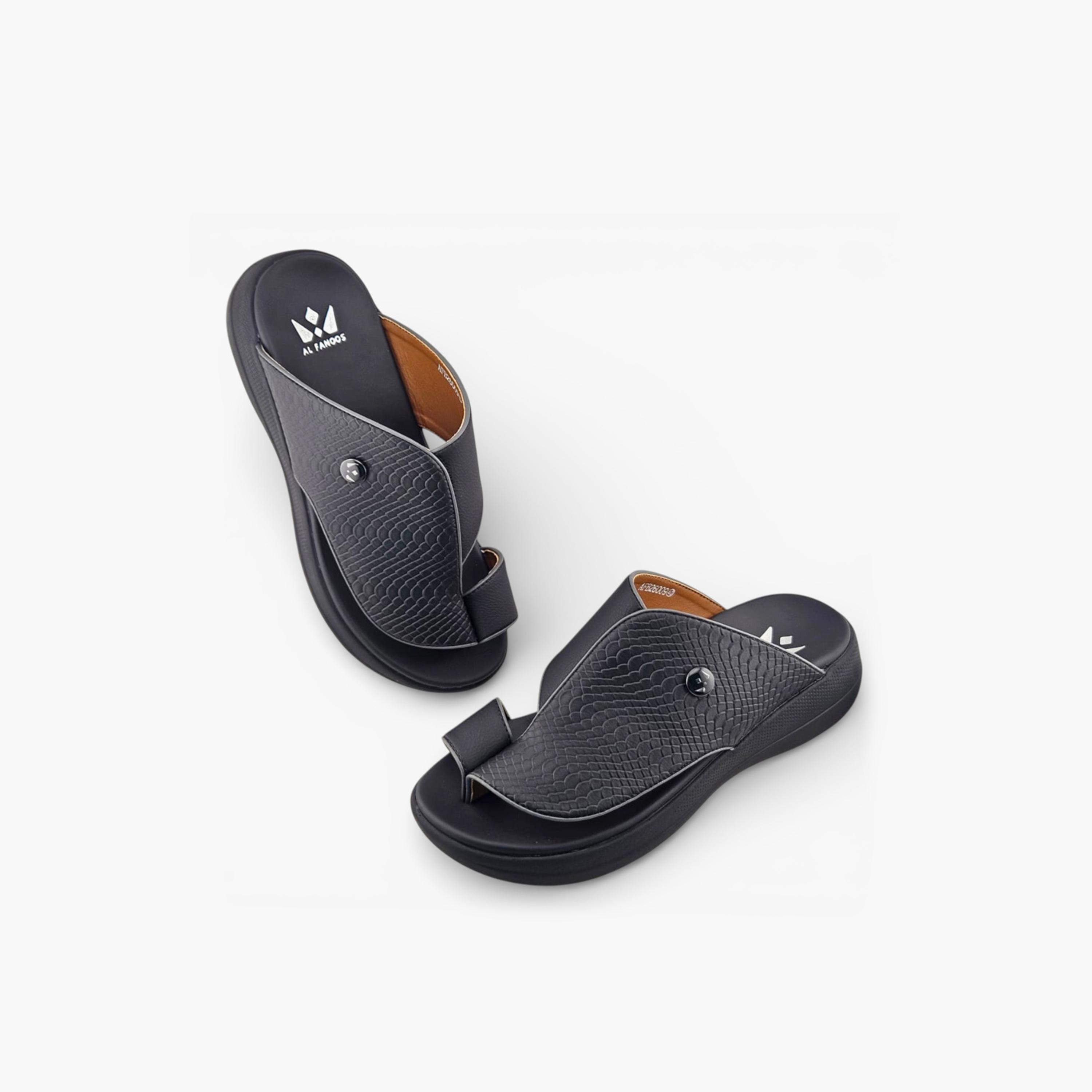 Al Fanoos Men's Slip-On Casa Al Noor Arabic Sandals | AFB26009-men-shoes-sandals-image-4