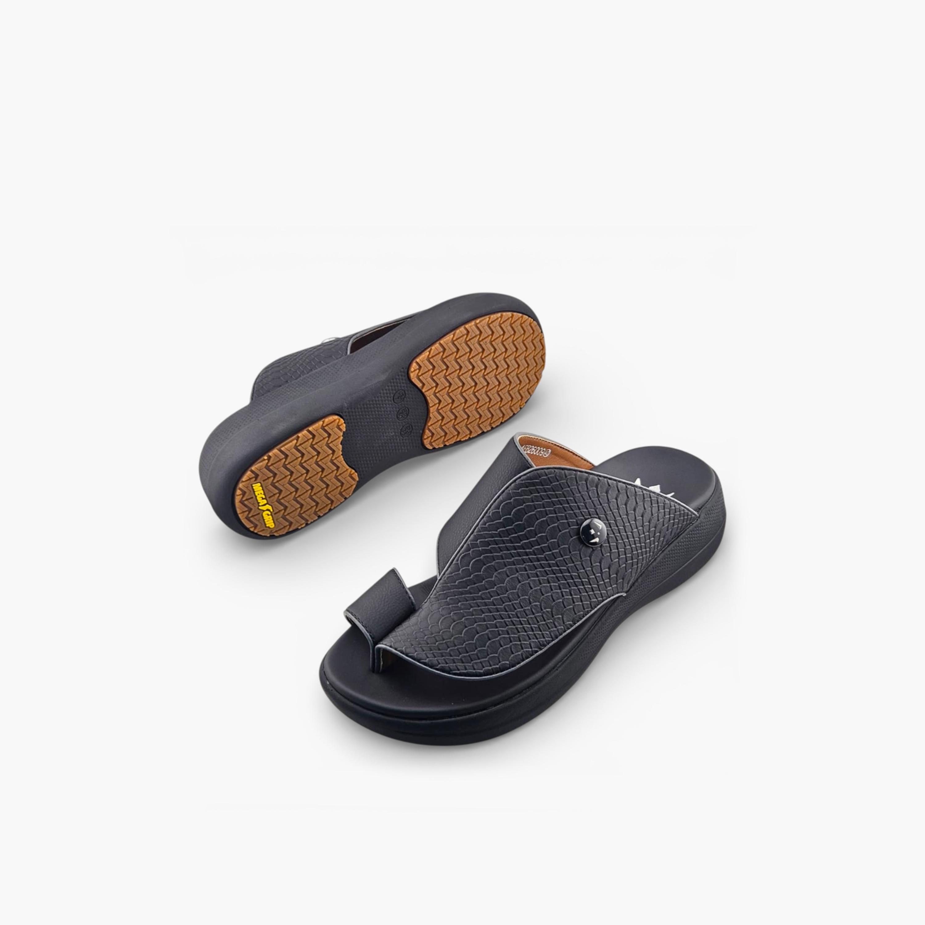 Al Fanoos Men's Slip-On Casa Al Noor Arabic Sandals | AFB26009-men-shoes-sandals-image-5