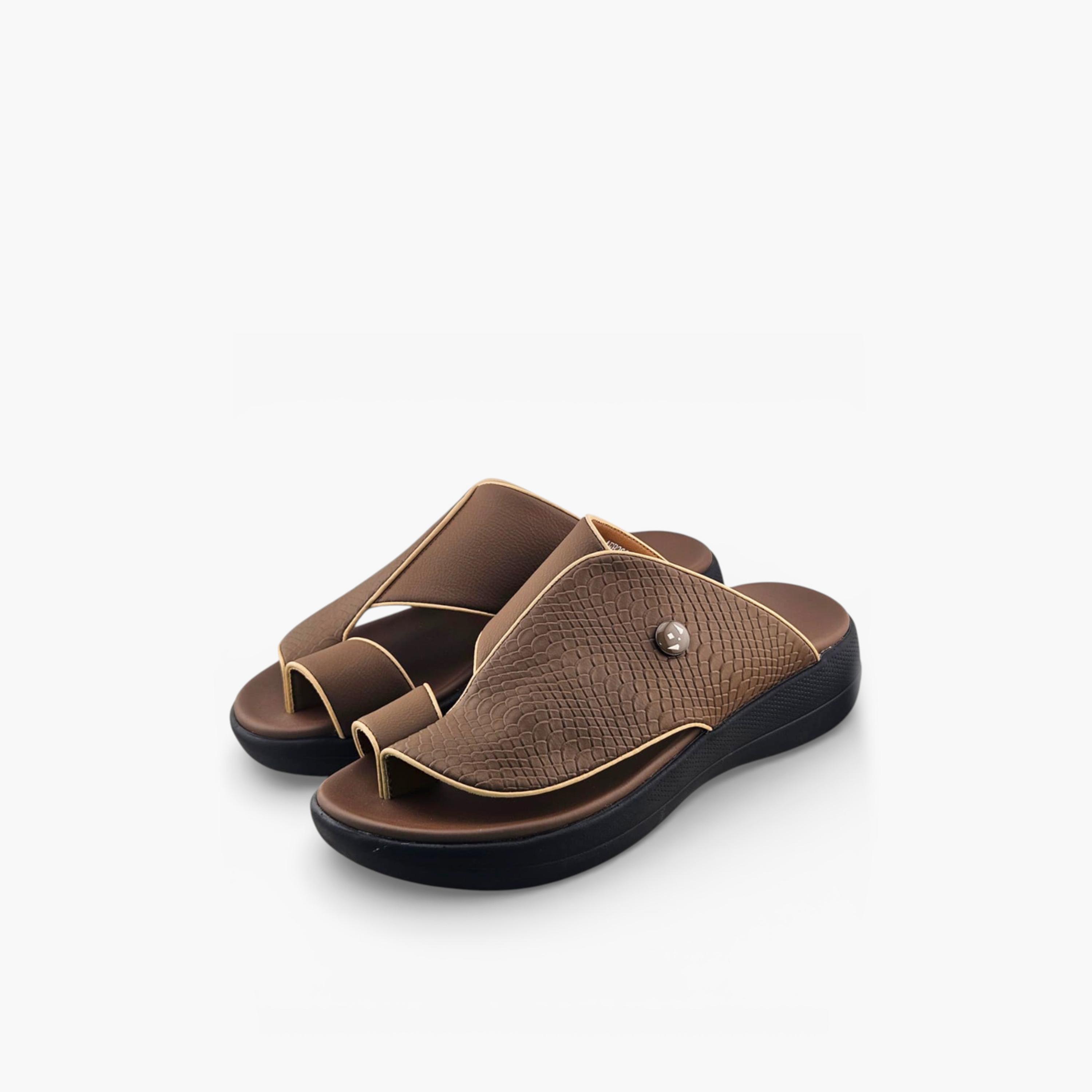 Al Fanoos Men's Slip-On Casa Al Noor Arabic Sandals | AFB26009-men-shoes-sandals-image-3