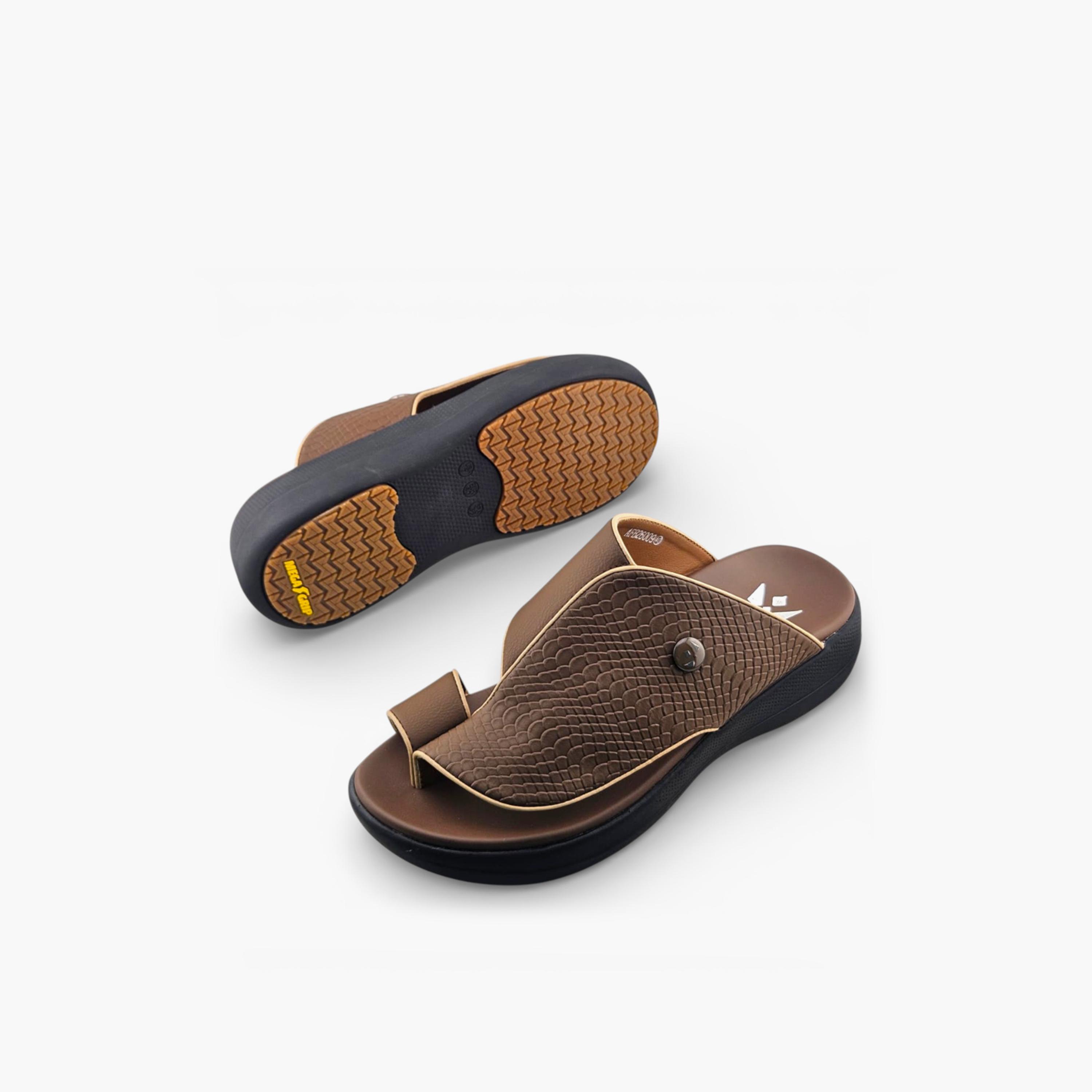 Al Fanoos Men's Slip-On Casa Al Noor Arabic Sandals | AFB26009-men-shoes-sandals-image-5