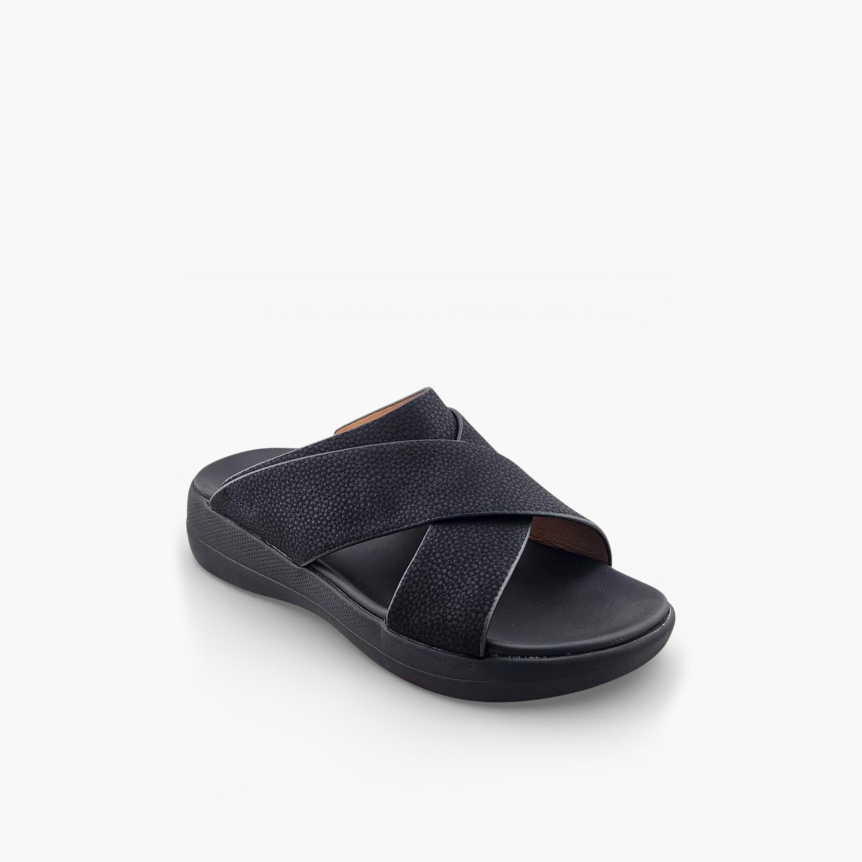 Al Fanoos Men's Slip-On Casa Al Noor Arabic Sandals | AFB26010-men-shoes-sandals-image-1