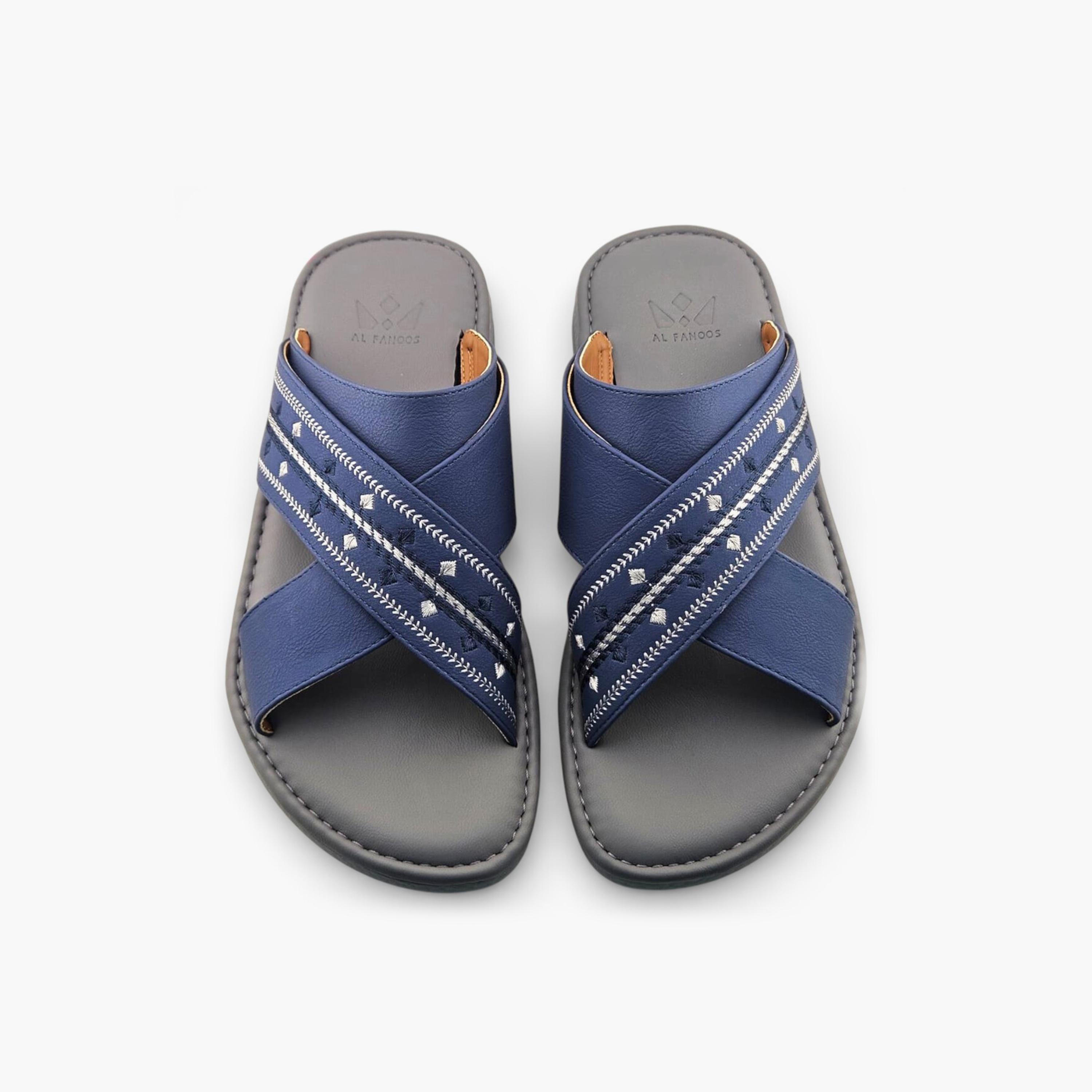 Al Fanoos Men's Slip-On Palazzo Al Turath Arabic Sandals | AFB26011-men-shoes-sandals-image-3