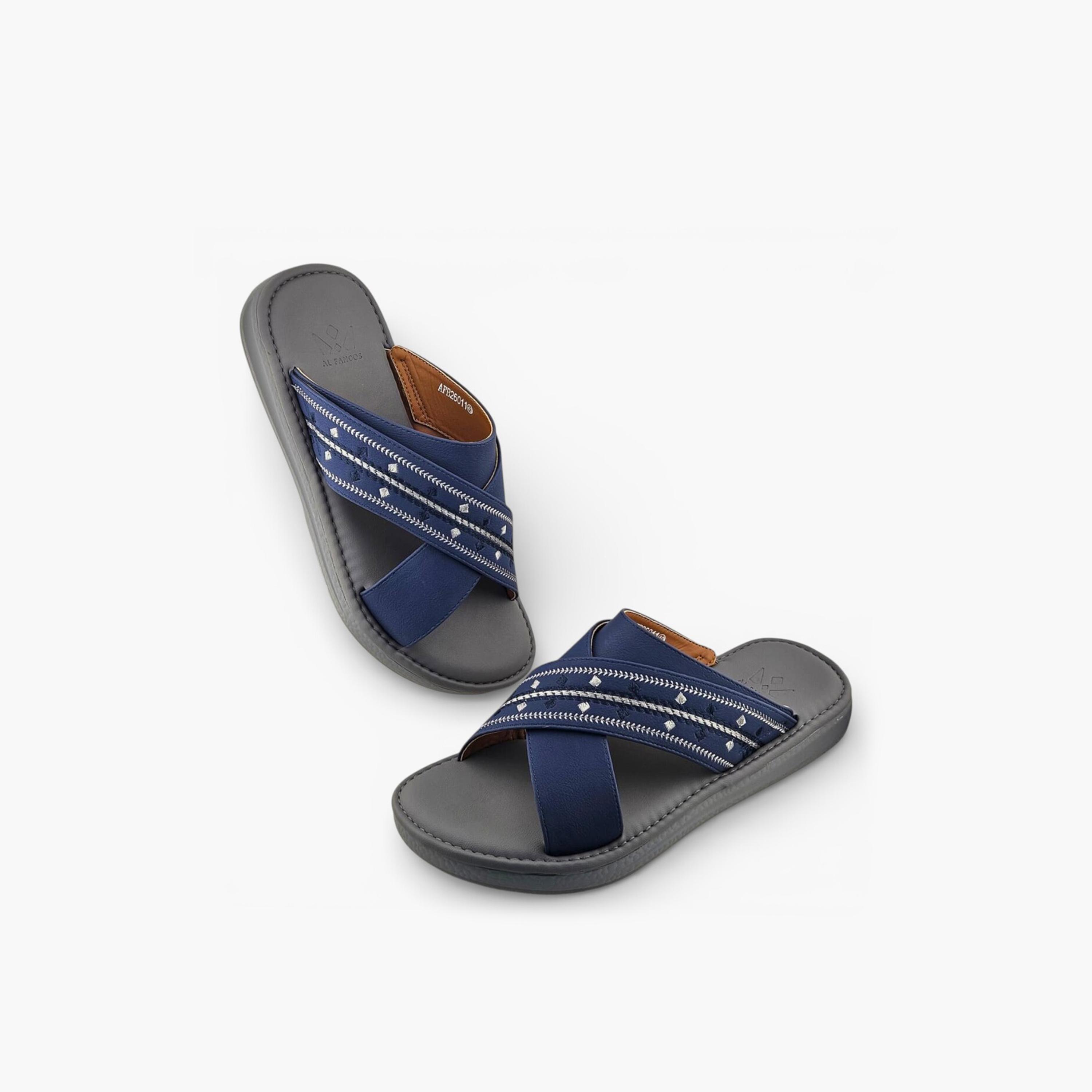 Al Fanoos Men's Slip-On Palazzo Al Turath Arabic Sandals | AFB26011-men-shoes-sandals-image-4