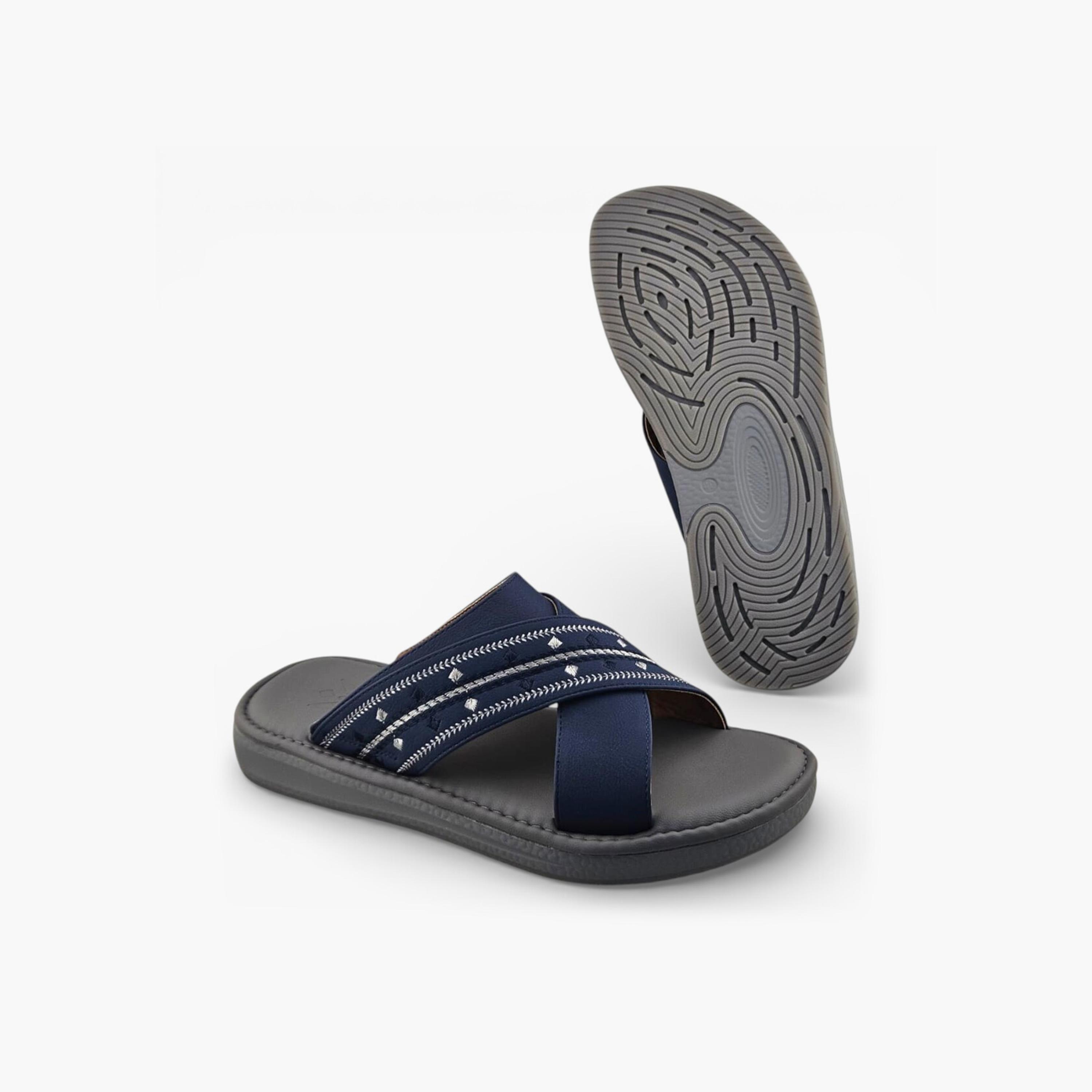 Al Fanoos Men's Slip-On Palazzo Al Turath Arabic Sandals | AFB26011-men-shoes-sandals-image-5
