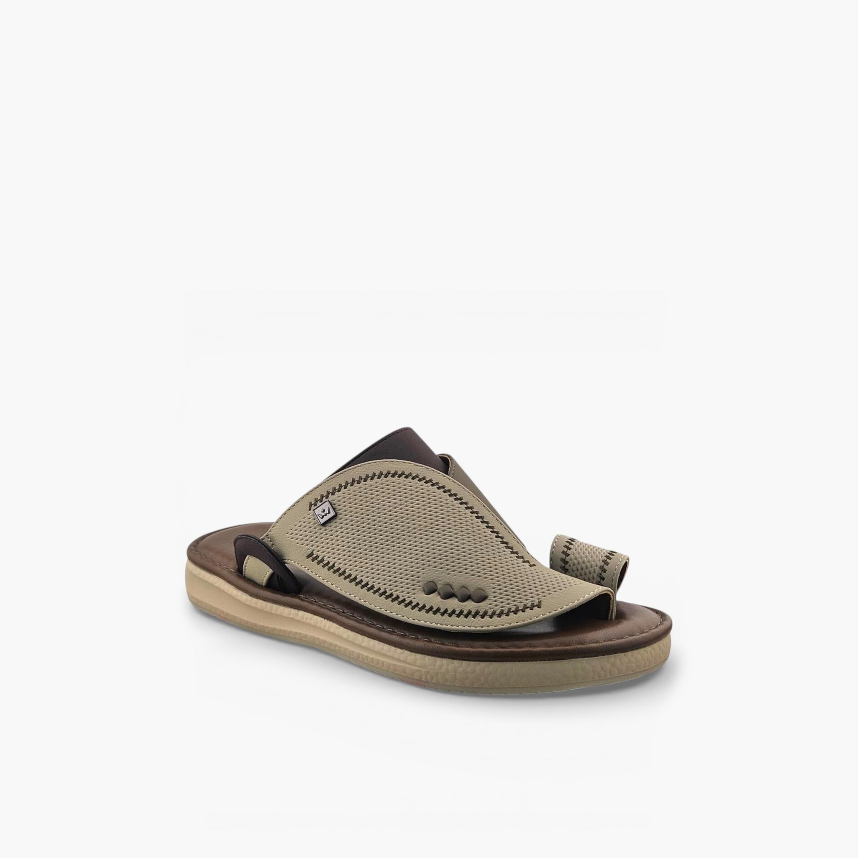 Al Fanoos Men's Slip-On Palazzo Al Turath Arabic Sandals | AFB26012-men-shoes-sandals-image-1