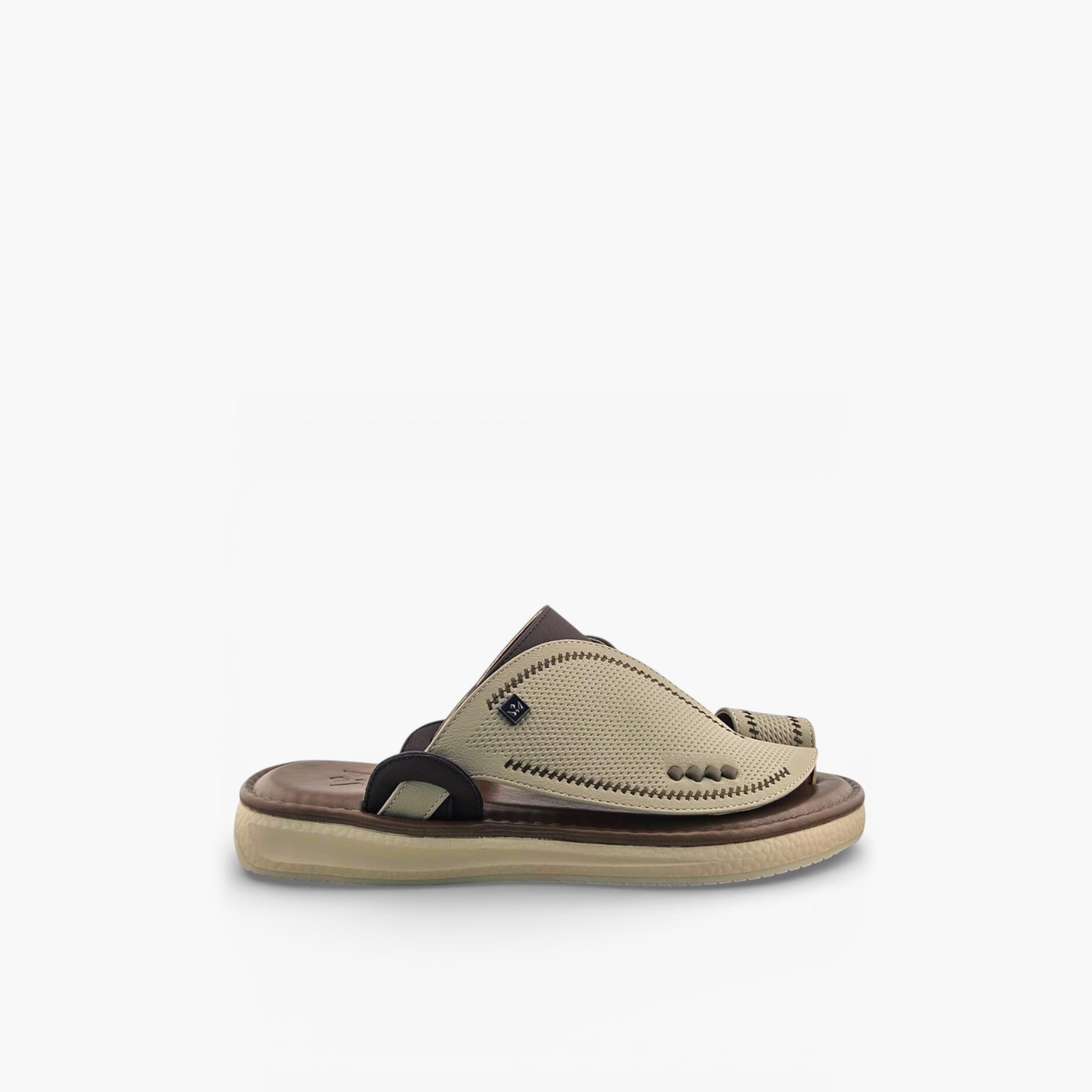 Al Fanoos Men's Slip-On Palazzo Al Turath Arabic Sandals | AFB26012-men-shoes-sandals-image-2