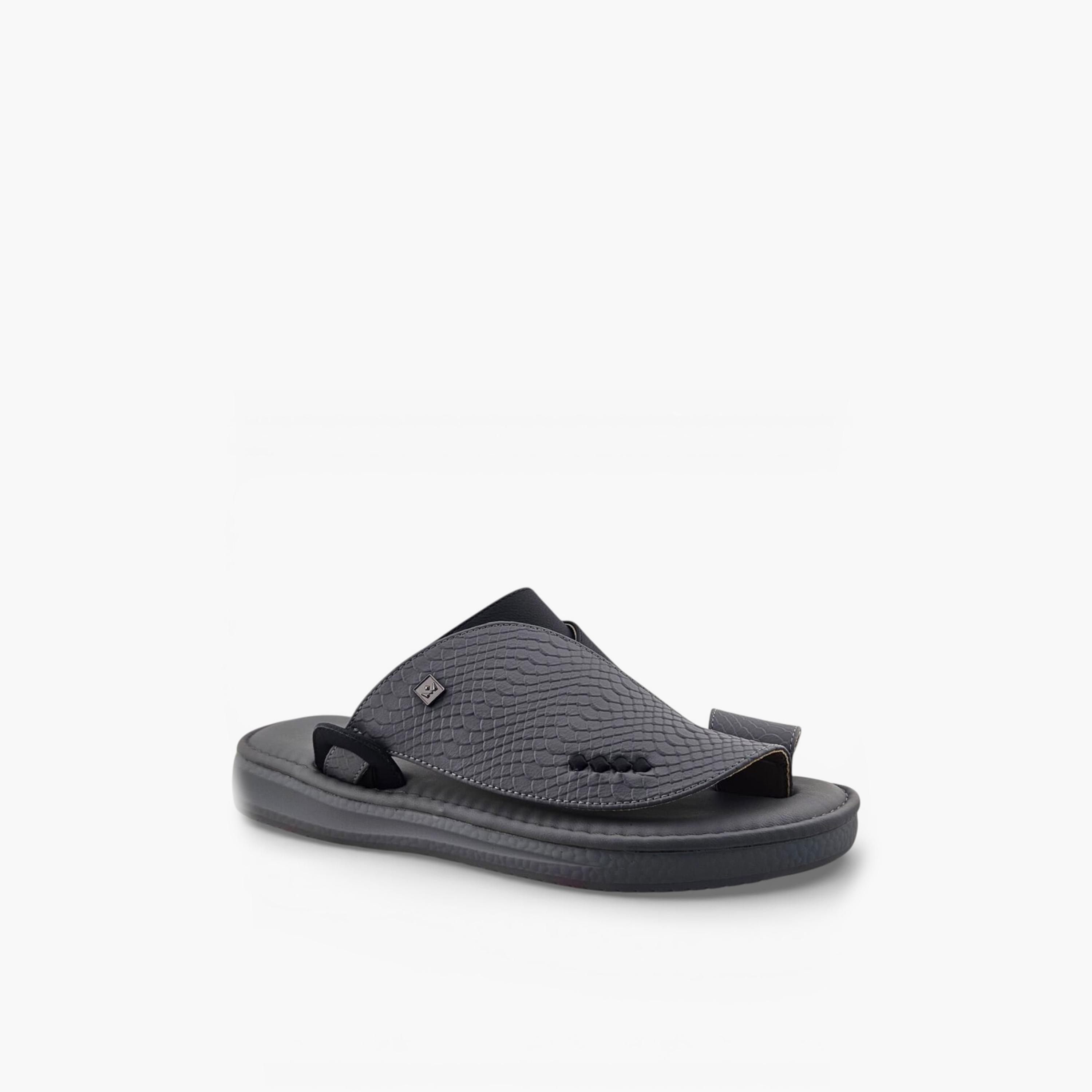 Al Fanoos Men's Slip-On Palazzo Al Turath Arabic Sandals | AFB26013-men-shoes-sandals-image-1
