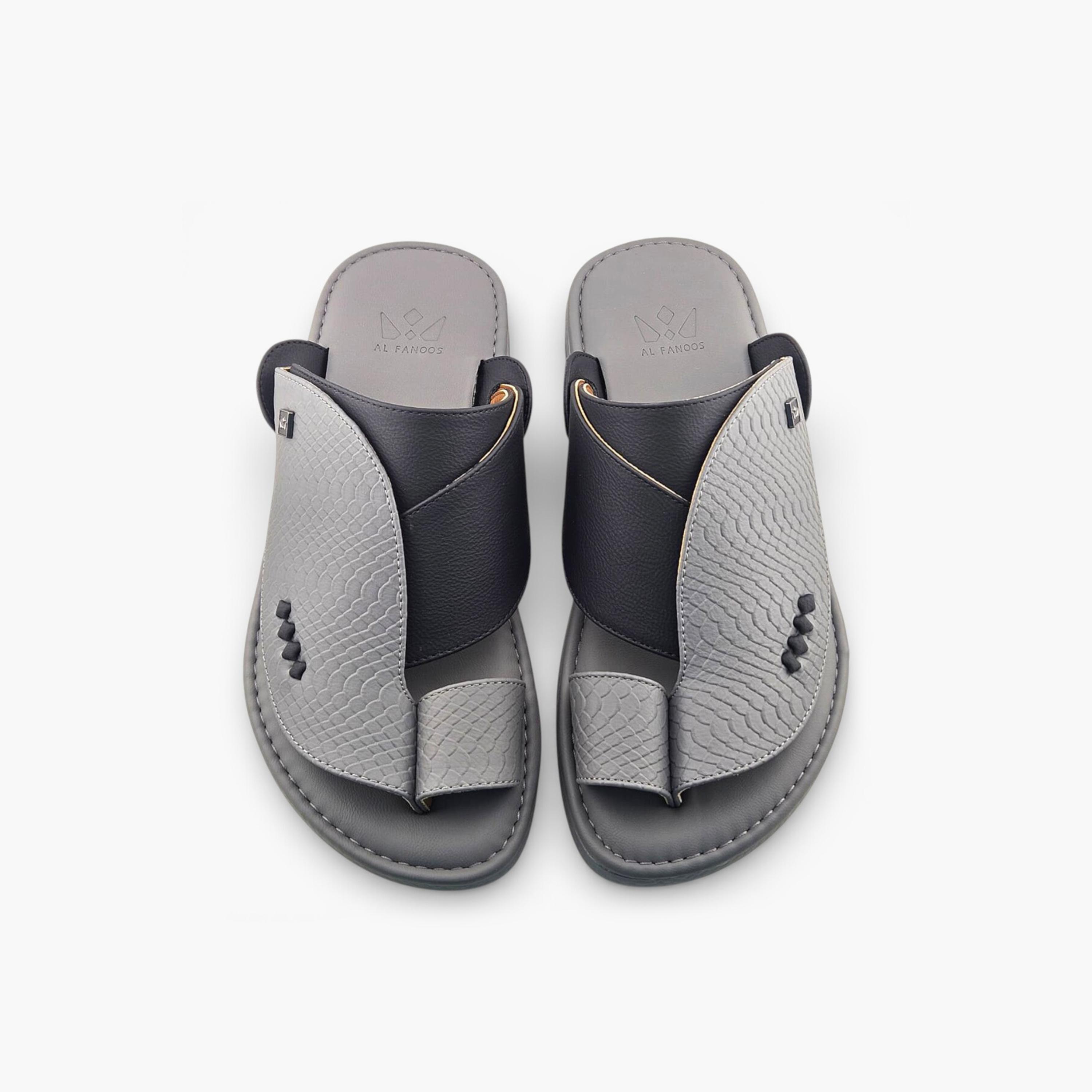 Al Fanoos Men's Slip-On Palazzo Al Turath Arabic Sandals | AFB26013-men-shoes-sandals-image-3
