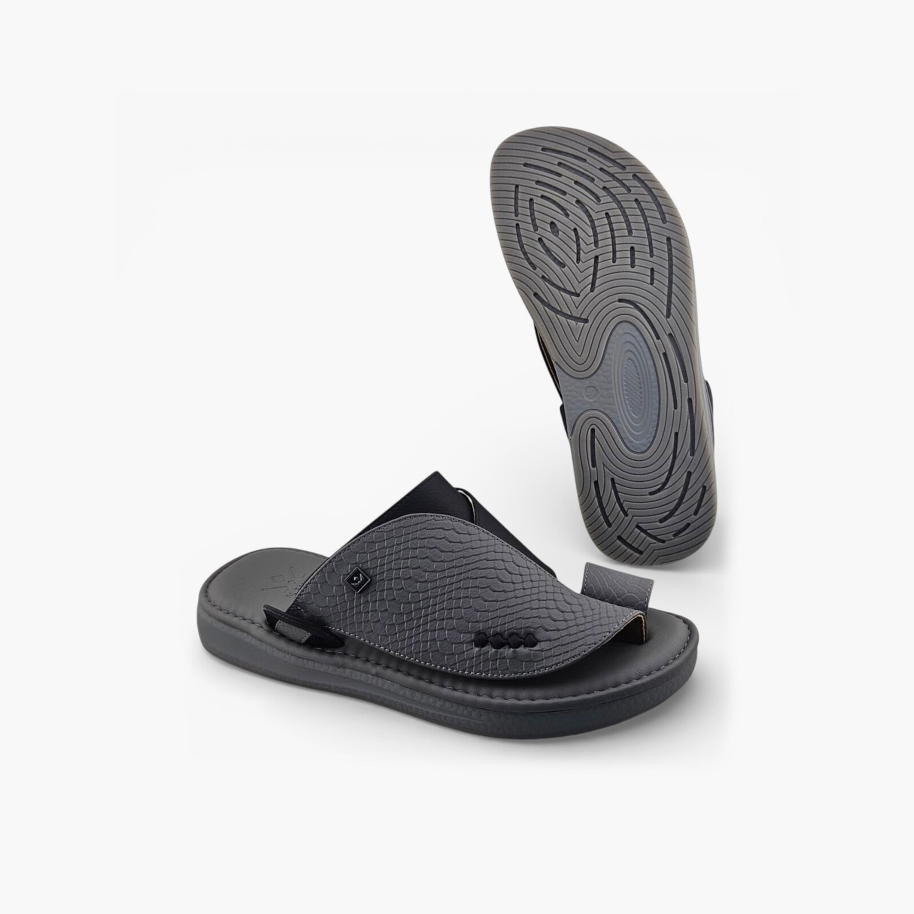 Al Fanoos Men's Slip-On Palazzo Al Turath Arabic Sandals | AFB26013-men-shoes-sandals-image-5