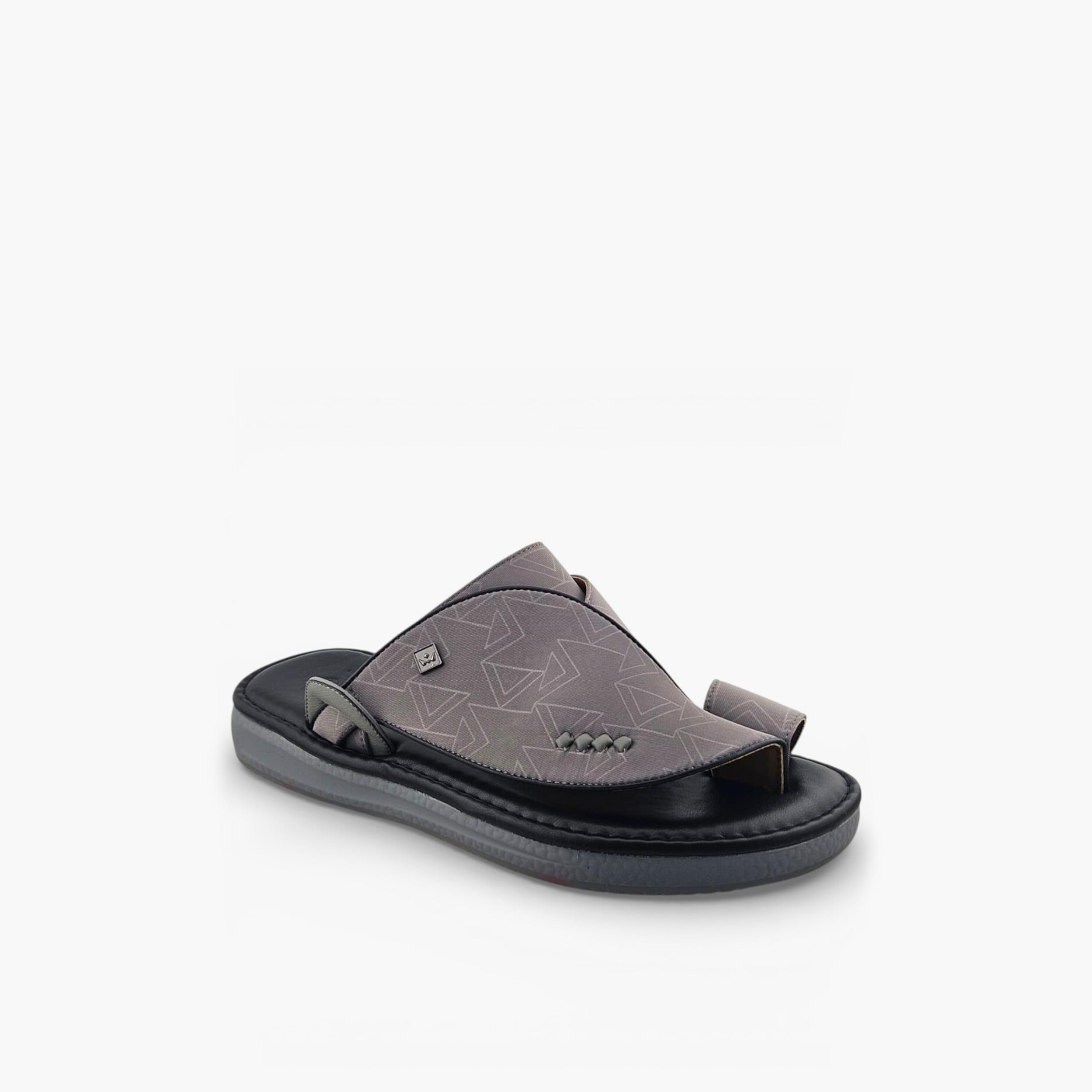 Al Fanoos Men's Slip-On Palazzo Al Turath Arabic Sandals | AFB26014-men-shoes-sandals-image-1