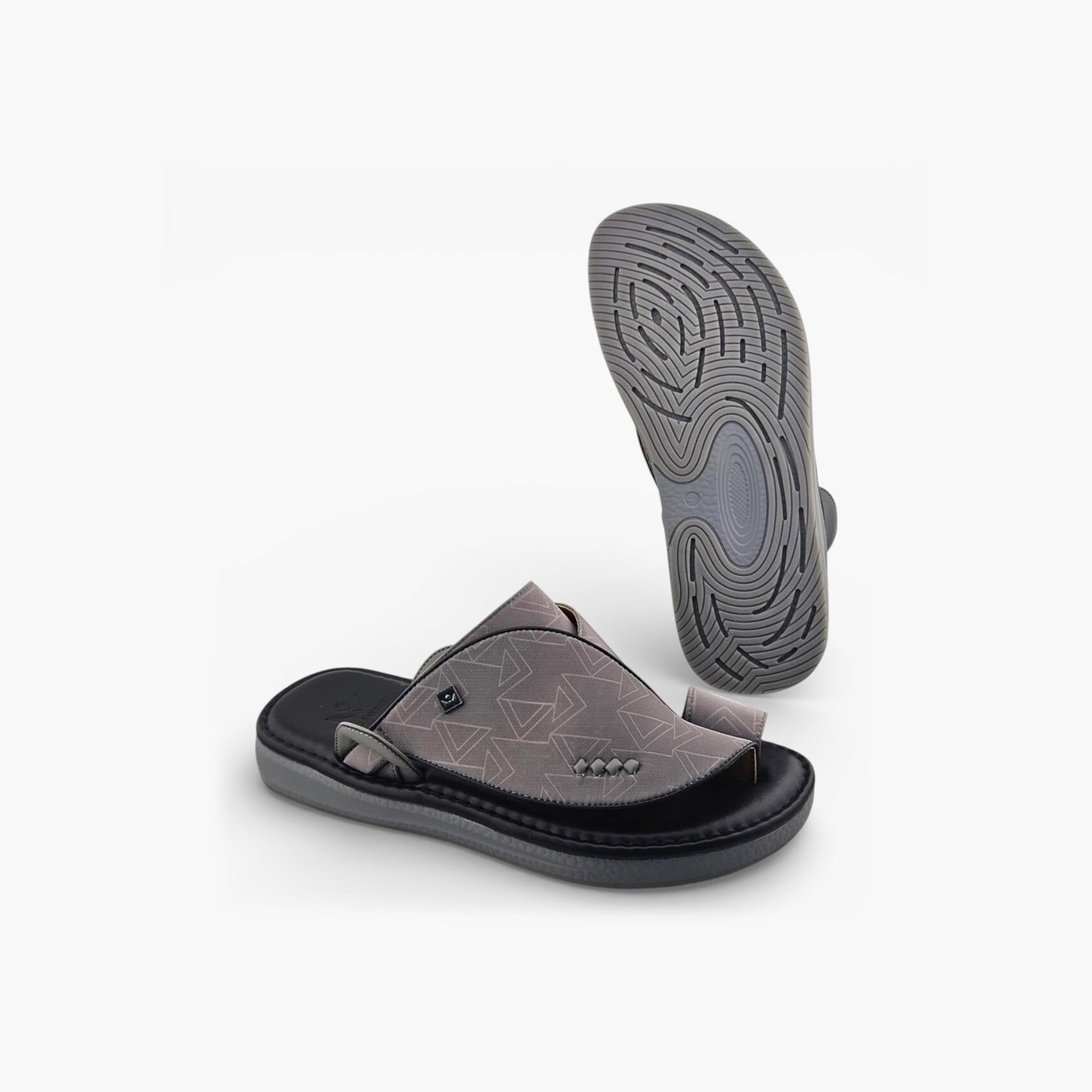 Al Fanoos Men's Slip-On Palazzo Al Turath Arabic Sandals | AFB26014-men-shoes-sandals-image-5