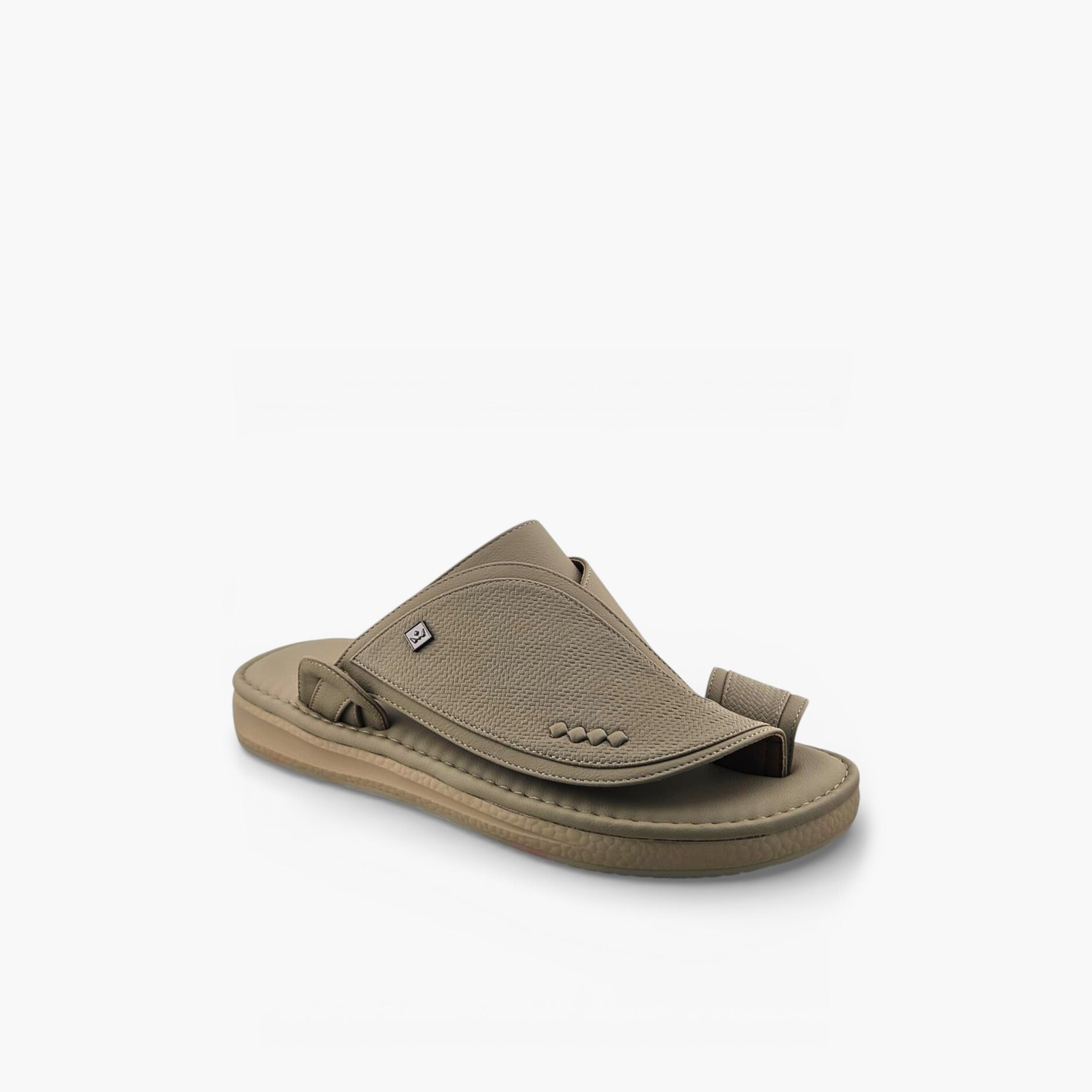 الفانوس - صندل بالازو رجالي سهل الارتداء تصميم التراث العربي | AFB26015-men-shoes-sandals-image-1