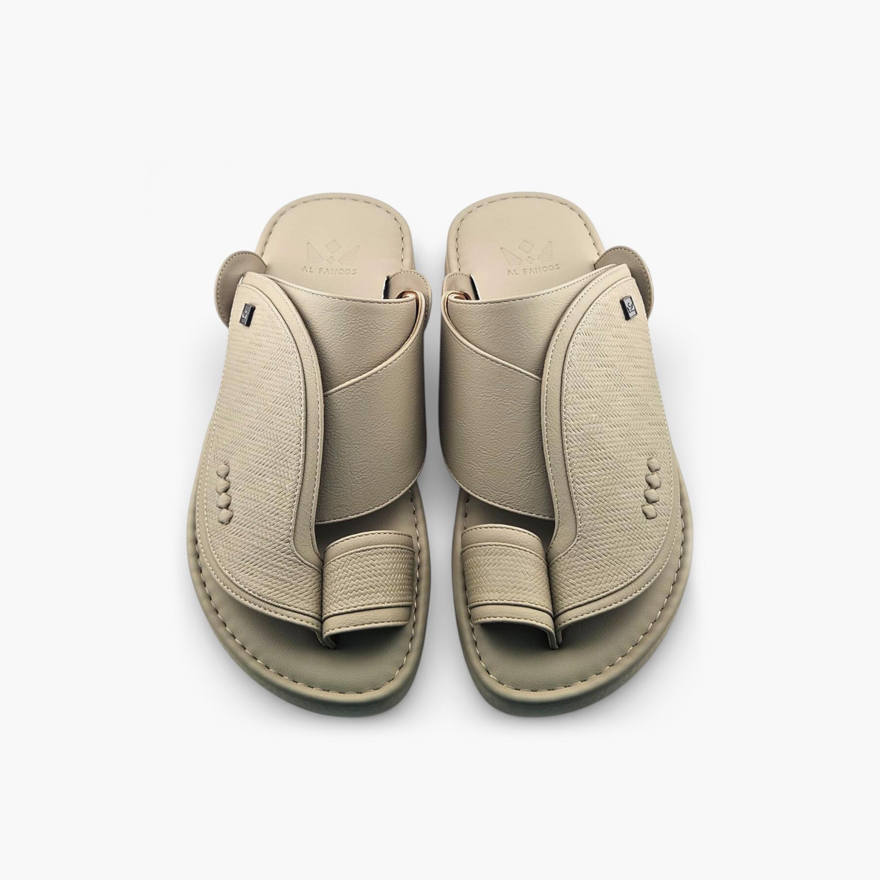 الفانوس - صندل بالازو رجالي سهل الارتداء تصميم التراث العربي | AFB26015-men-shoes-sandals-image-3