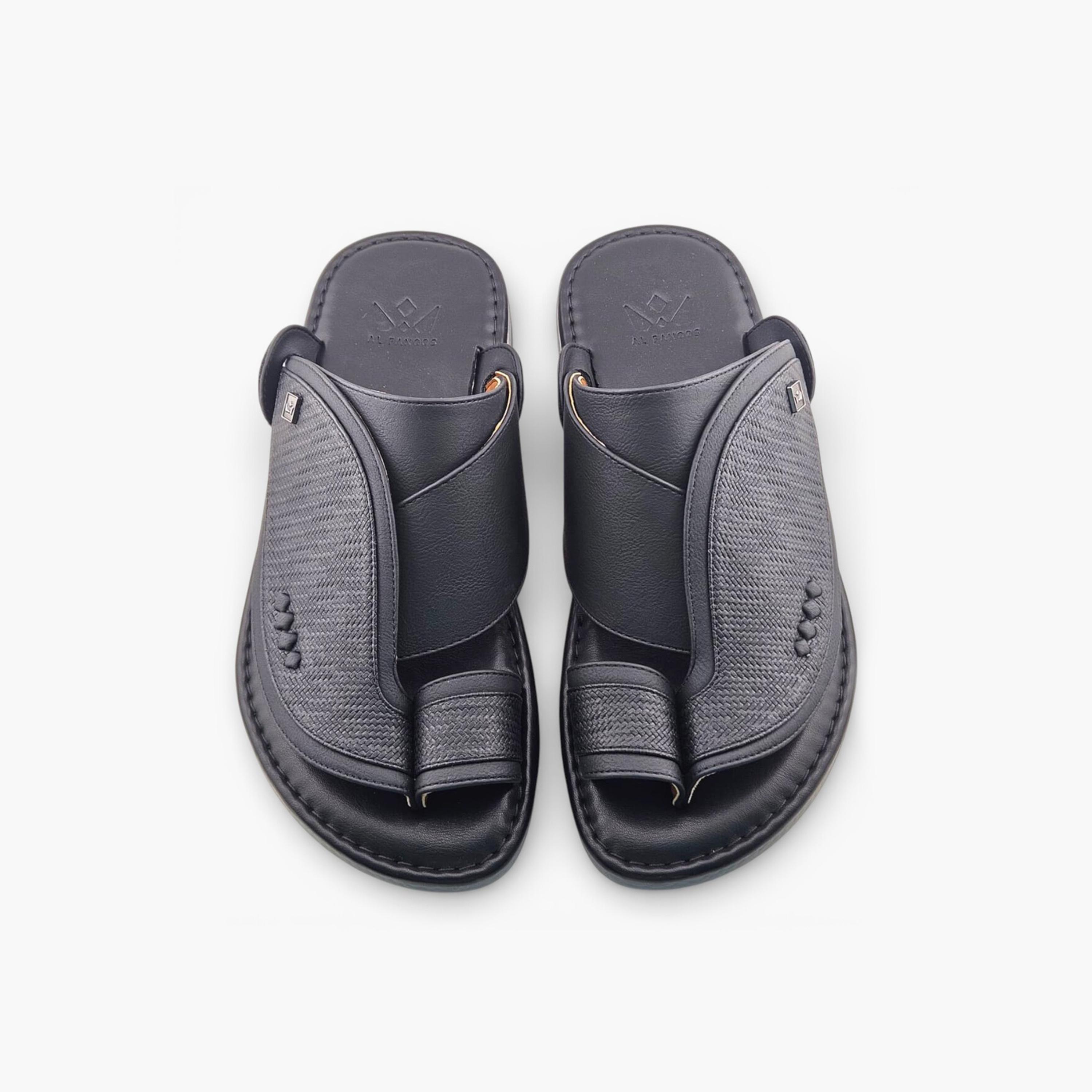 Al Fanoos Men's Slip-On Palazzo Al Turath Arabic Sandals | AFB26015-men-shoes-sandals-image-3