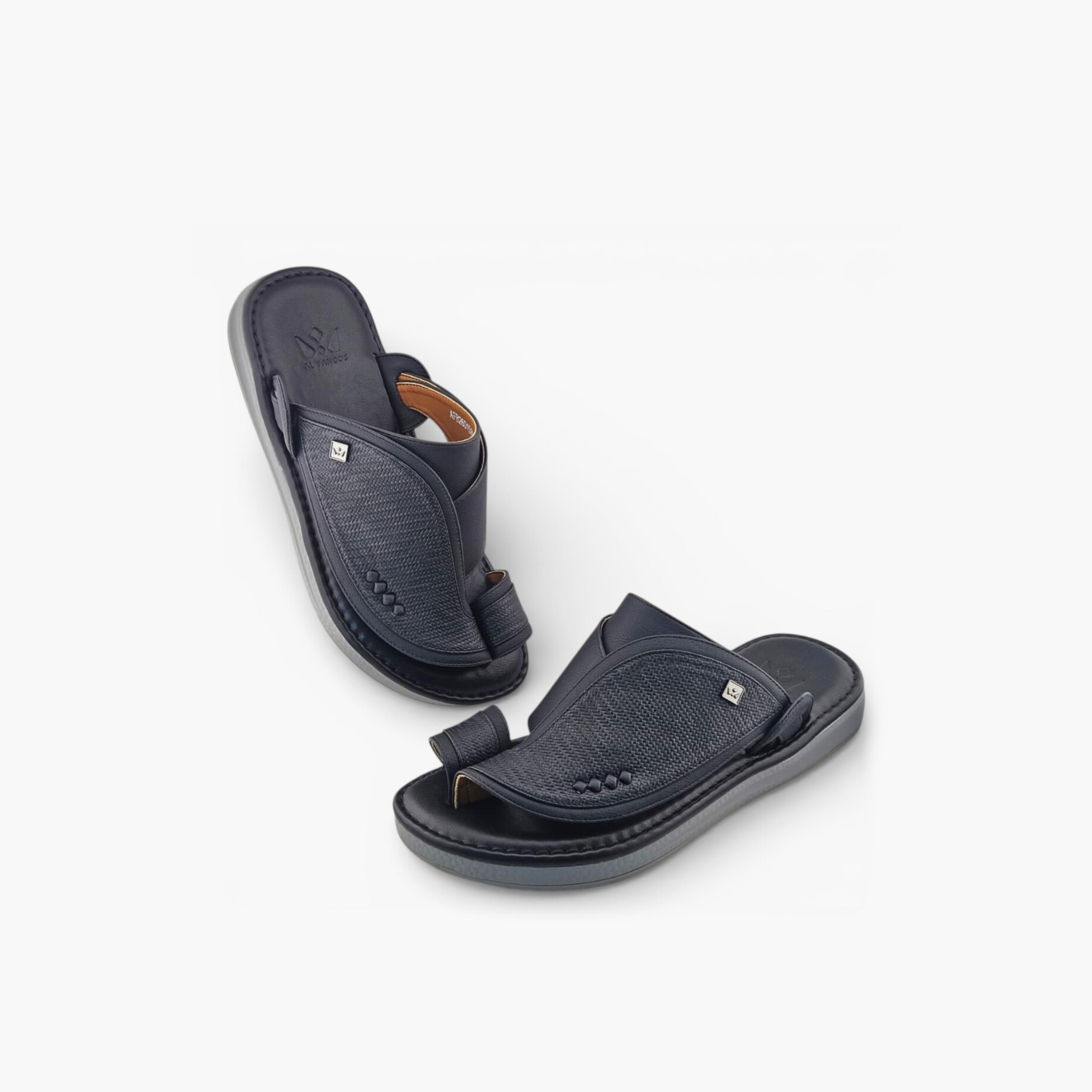 Al Fanoos Men's Slip-On Palazzo Al Turath Arabic Sandals | AFB26015-men-shoes-sandals-image-4