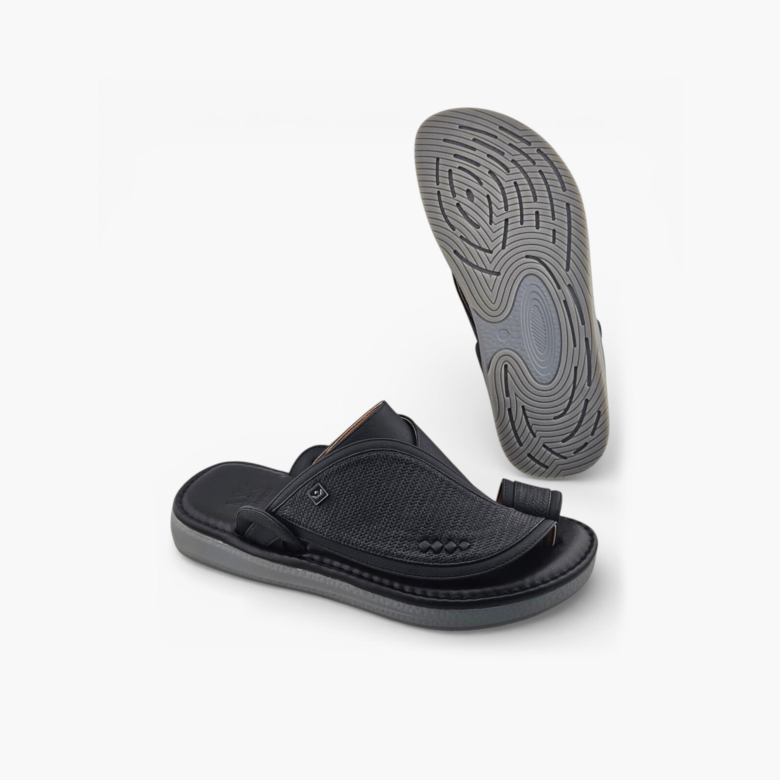 Al Fanoos Men's Slip-On Palazzo Al Turath Arabic Sandals | AFB26015-men-shoes-sandals-image-5