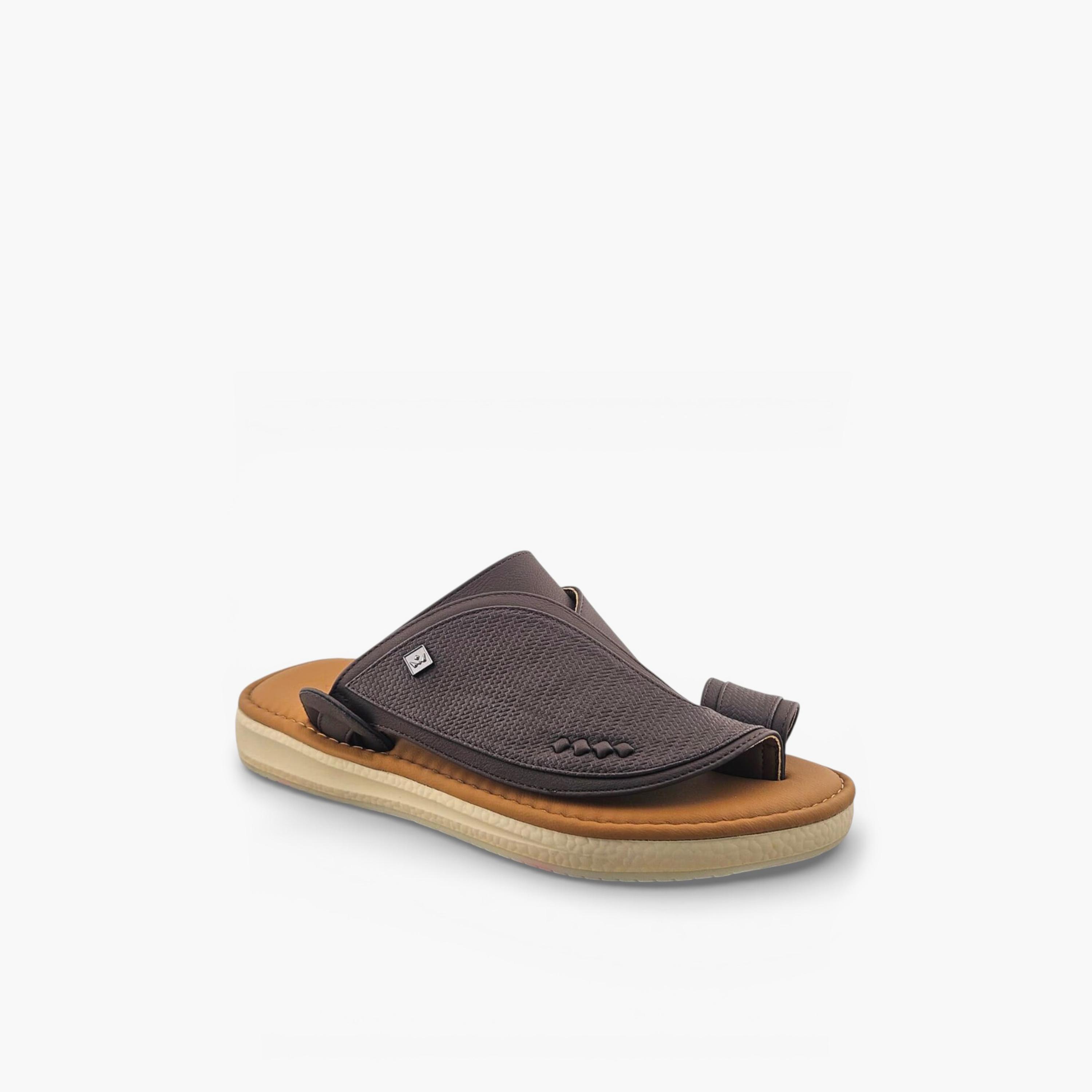 Al Fanoos Men's Slip-On Palazzo Al Turath Arabic Sandals | AFB26015-men-shoes-sandals-image-1