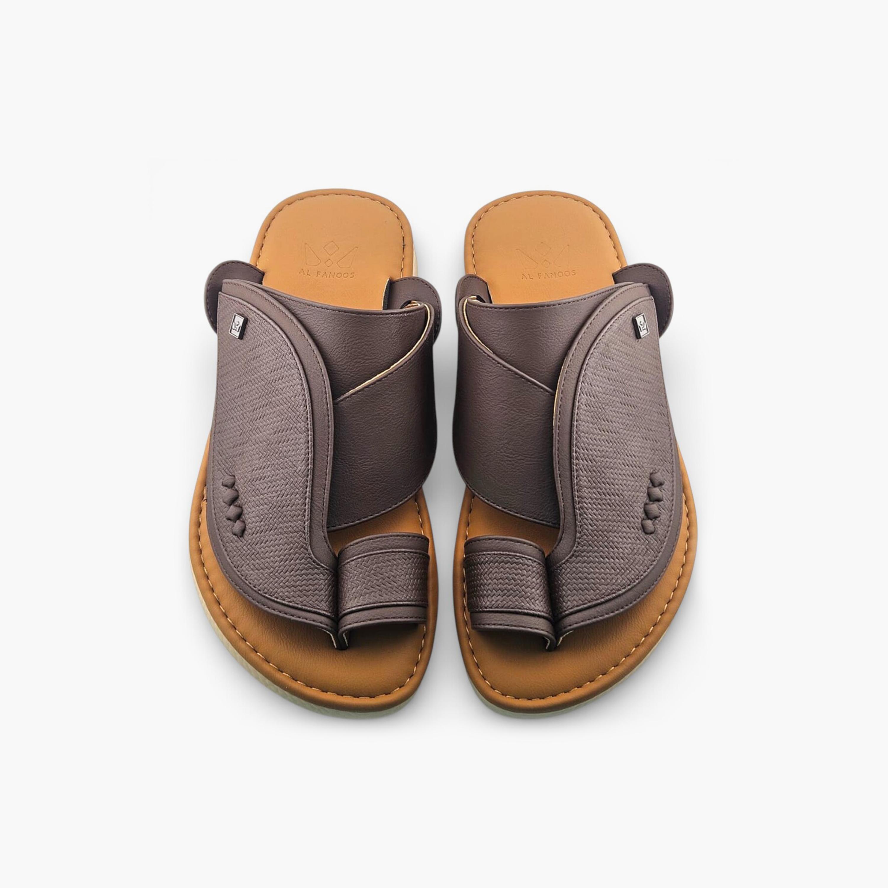 Al Fanoos Men's Slip-On Palazzo Al Turath Arabic Sandals | AFB26015-men-shoes-sandals-image-3