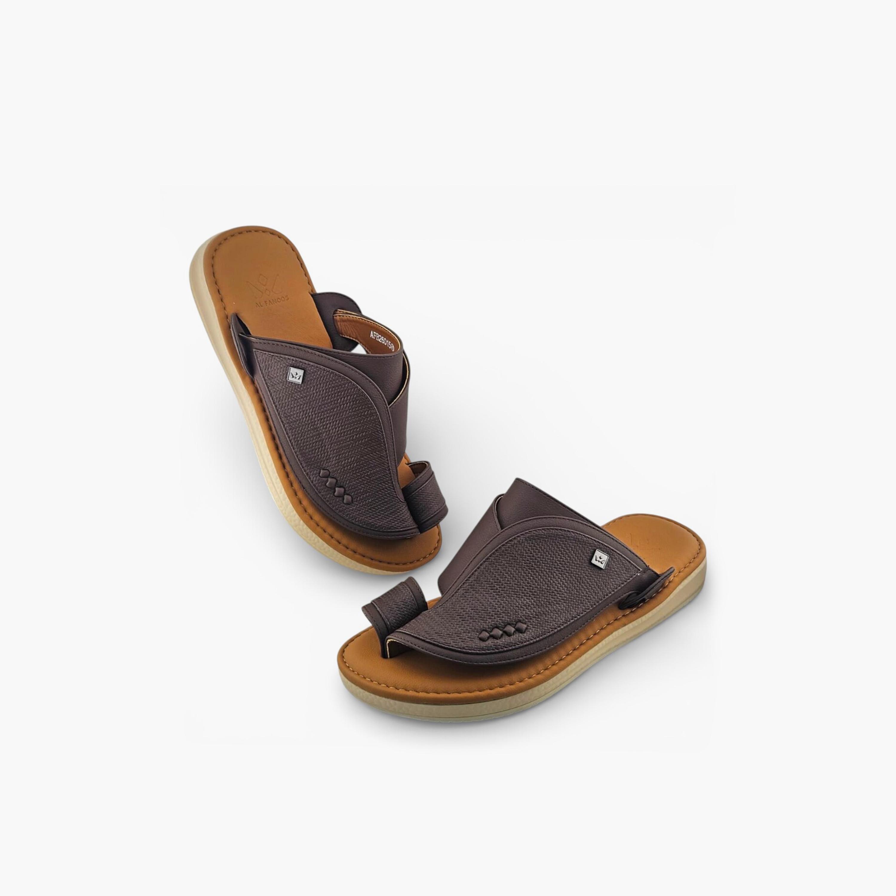 Al Fanoos Men's Slip-On Palazzo Al Turath Arabic Sandals | AFB26015-men-shoes-sandals-image-4