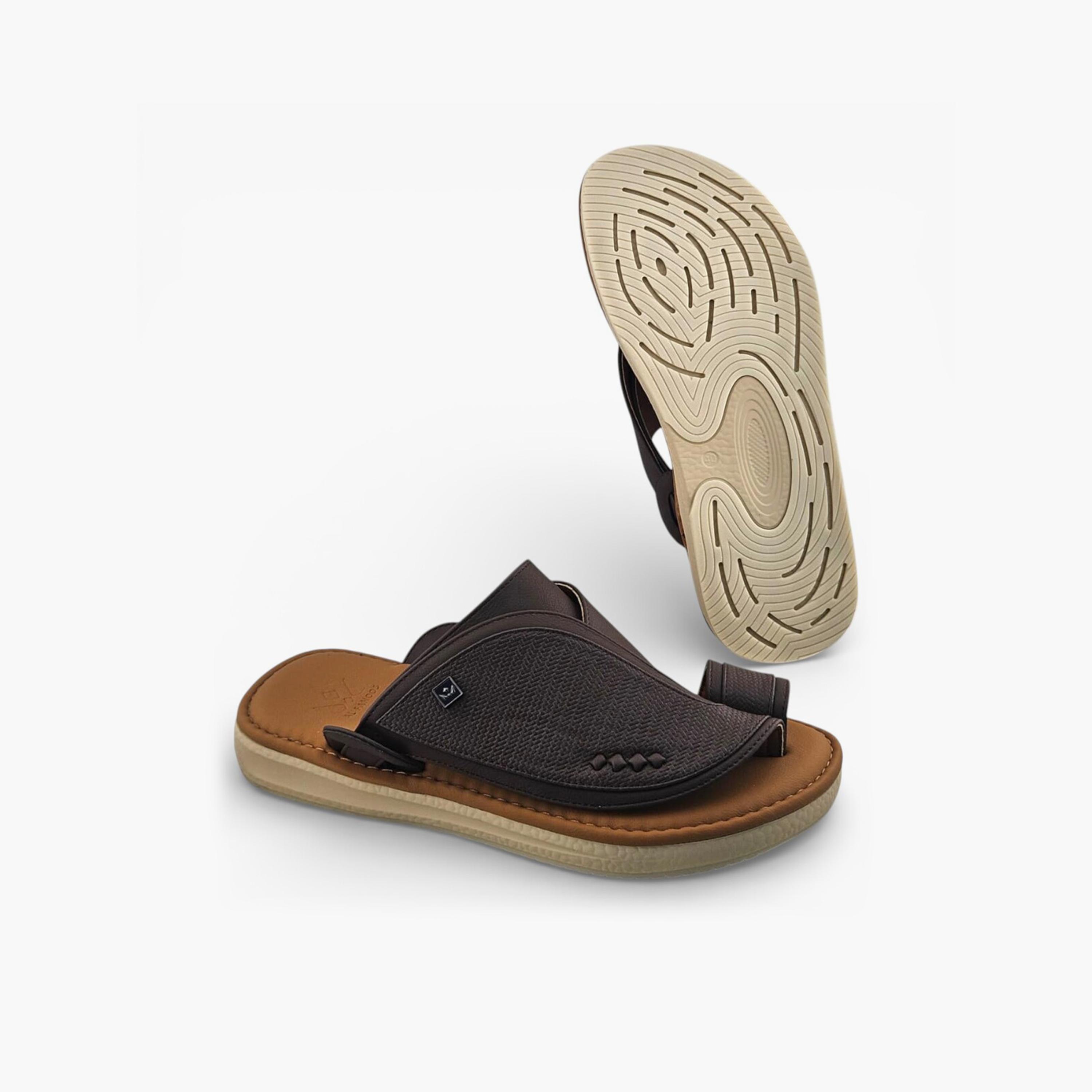 Al Fanoos Men's Slip-On Palazzo Al Turath Arabic Sandals | AFB26015-men-shoes-sandals-image-5