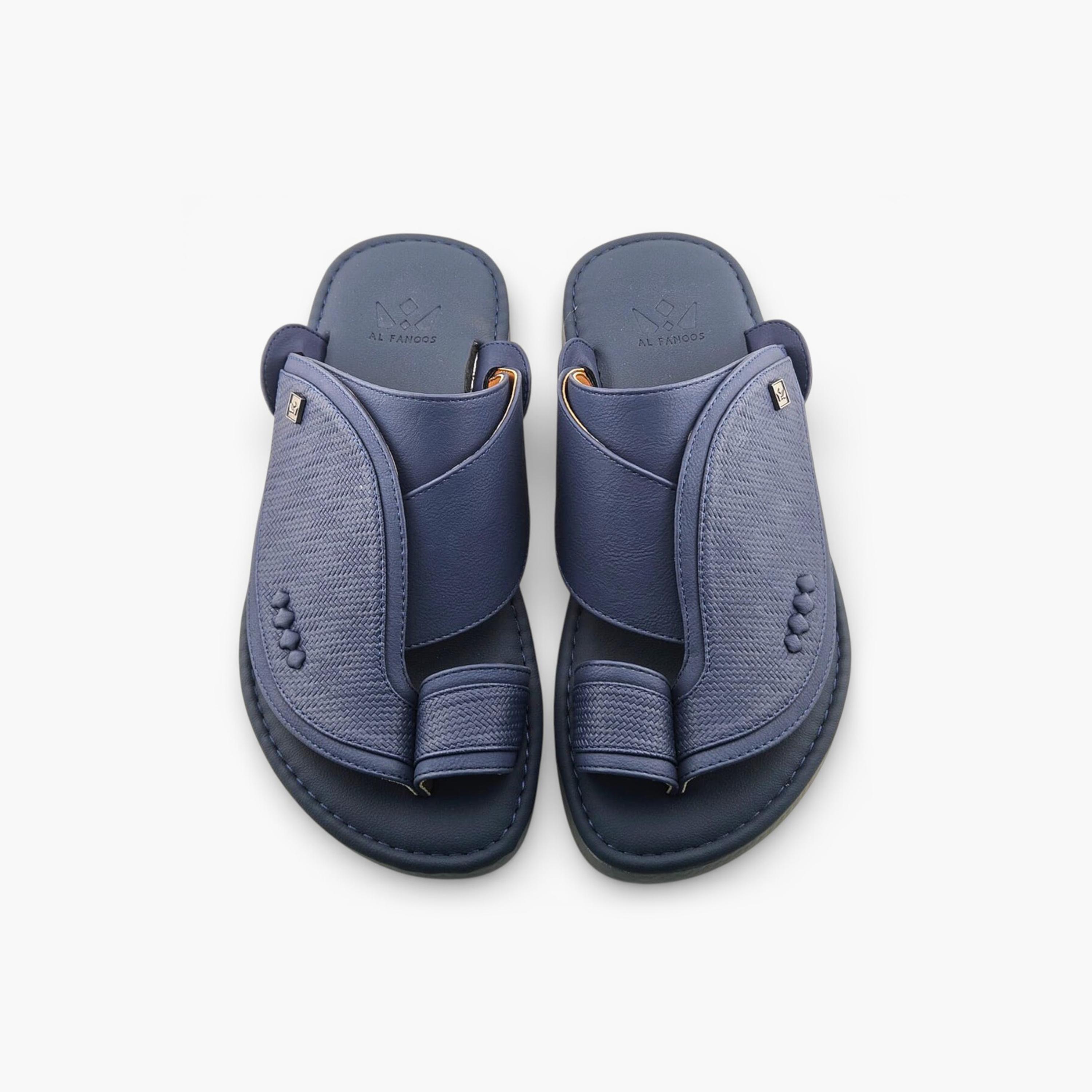 الفانوس - صندل بالازو رجالي سهل الارتداء تصميم التراث العربي | AFB26015-men-shoes-sandals-image-3