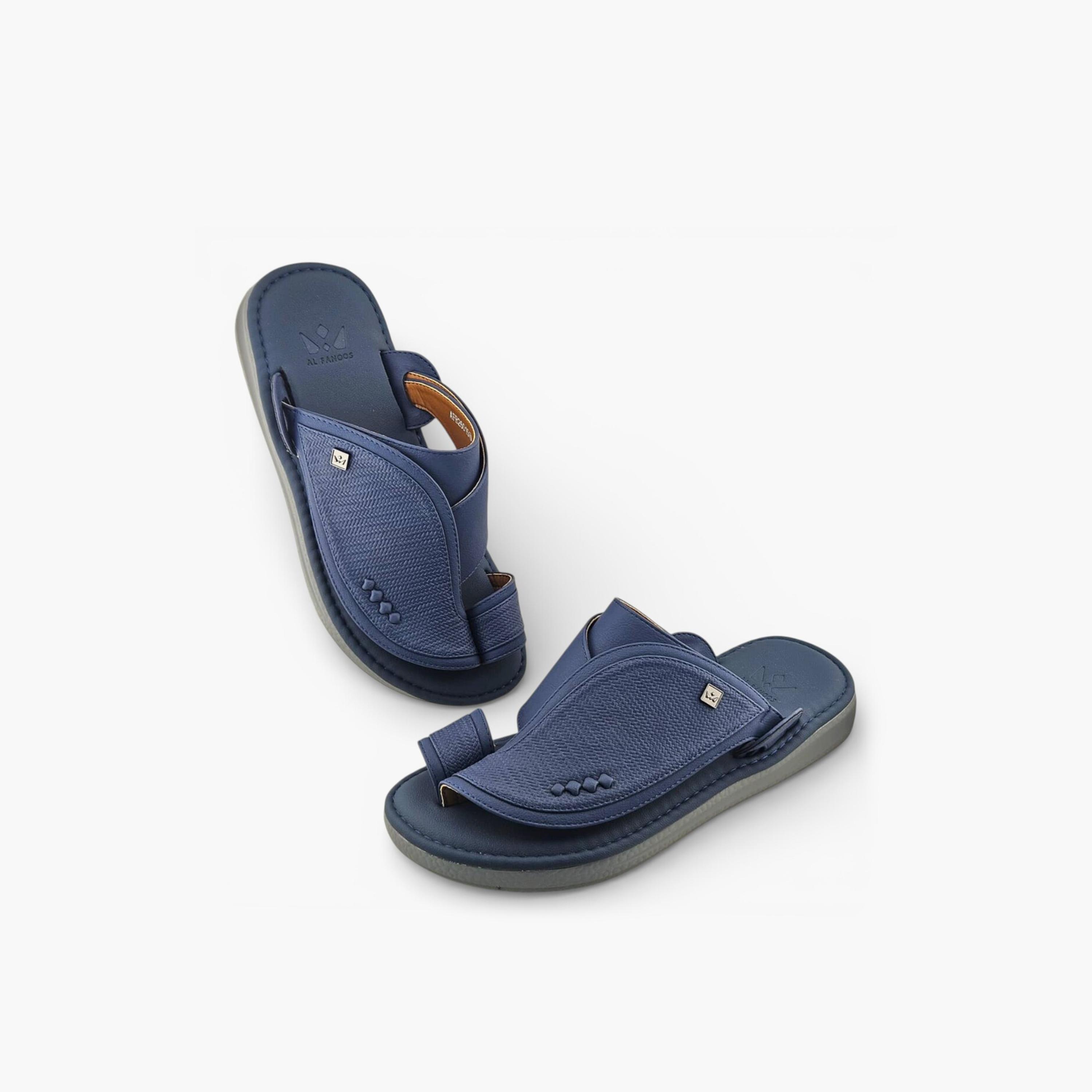 الفانوس - صندل بالازو رجالي سهل الارتداء تصميم التراث العربي | AFB26015-men-shoes-sandals-image-4