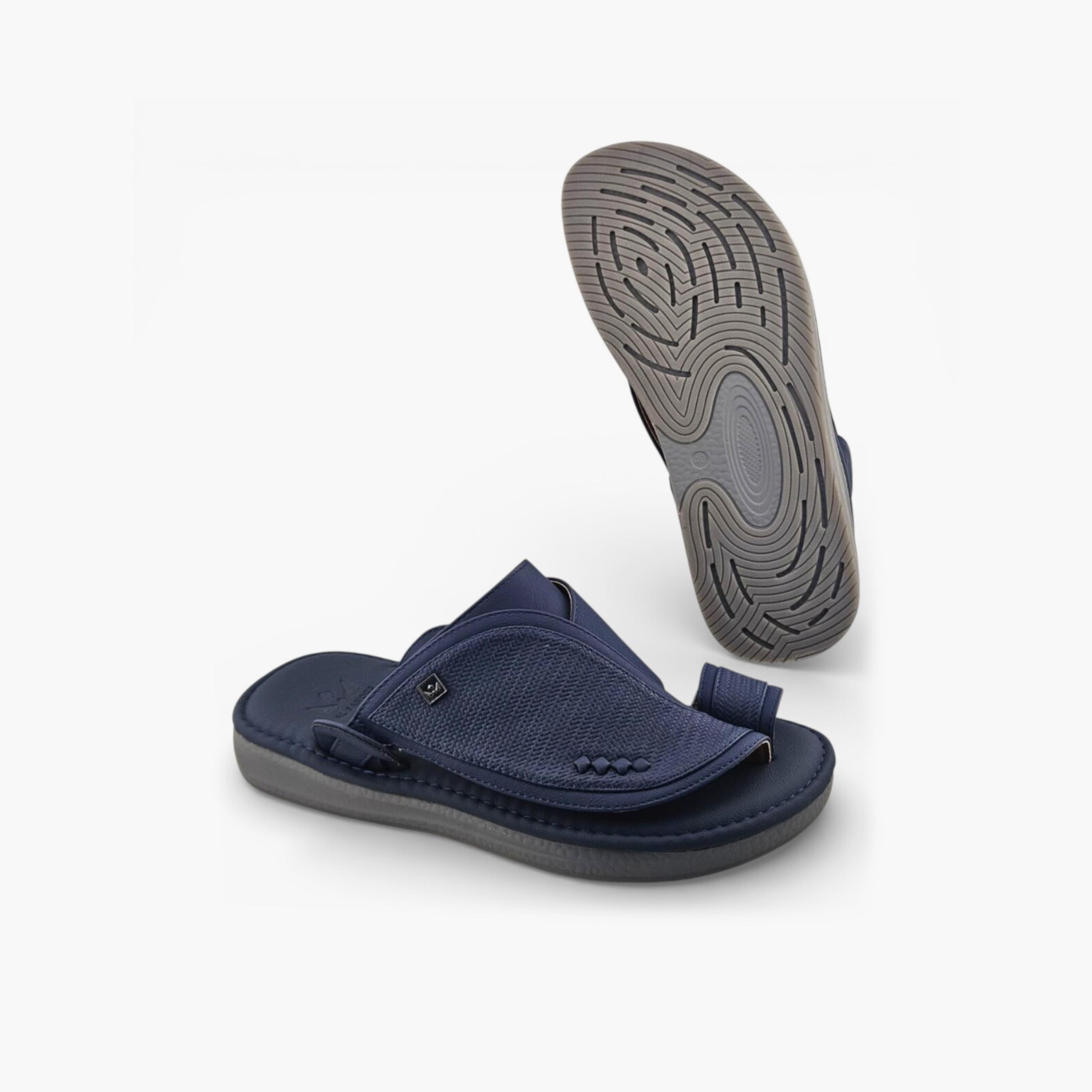 الفانوس - صندل بالازو رجالي سهل الارتداء تصميم التراث العربي | AFB26015-men-shoes-sandals-image-5