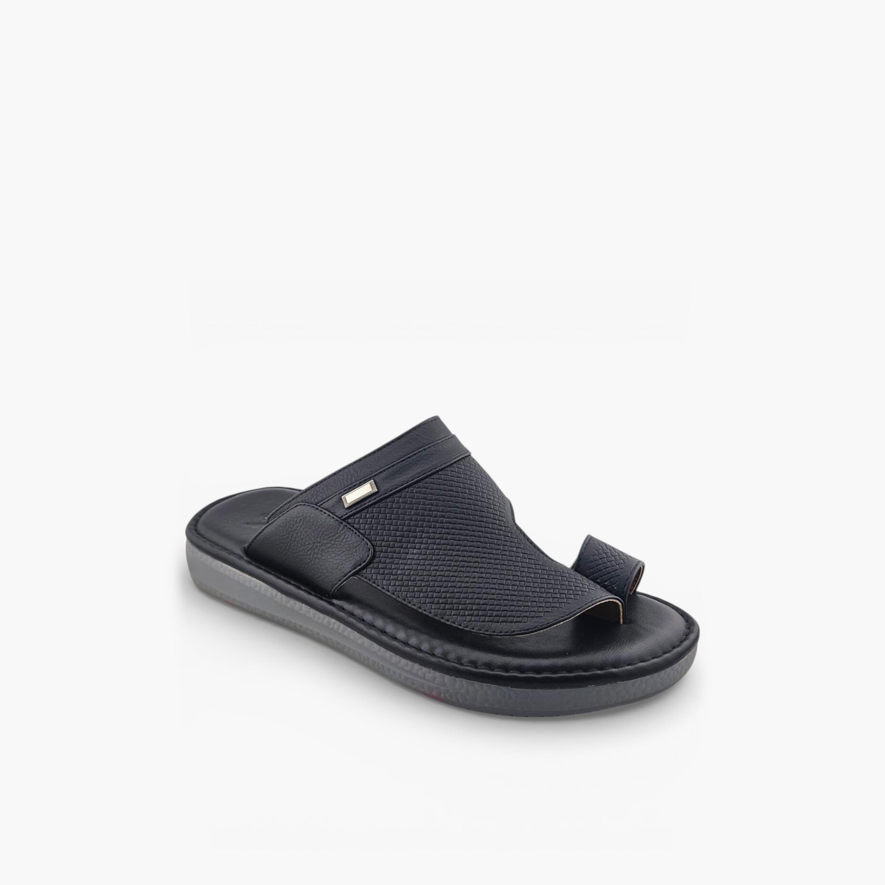 Al Fanoos Men's Slip-On Palazzo Al Turath Arabic Sandals | AFB26016-men-shoes-sandals-image-1