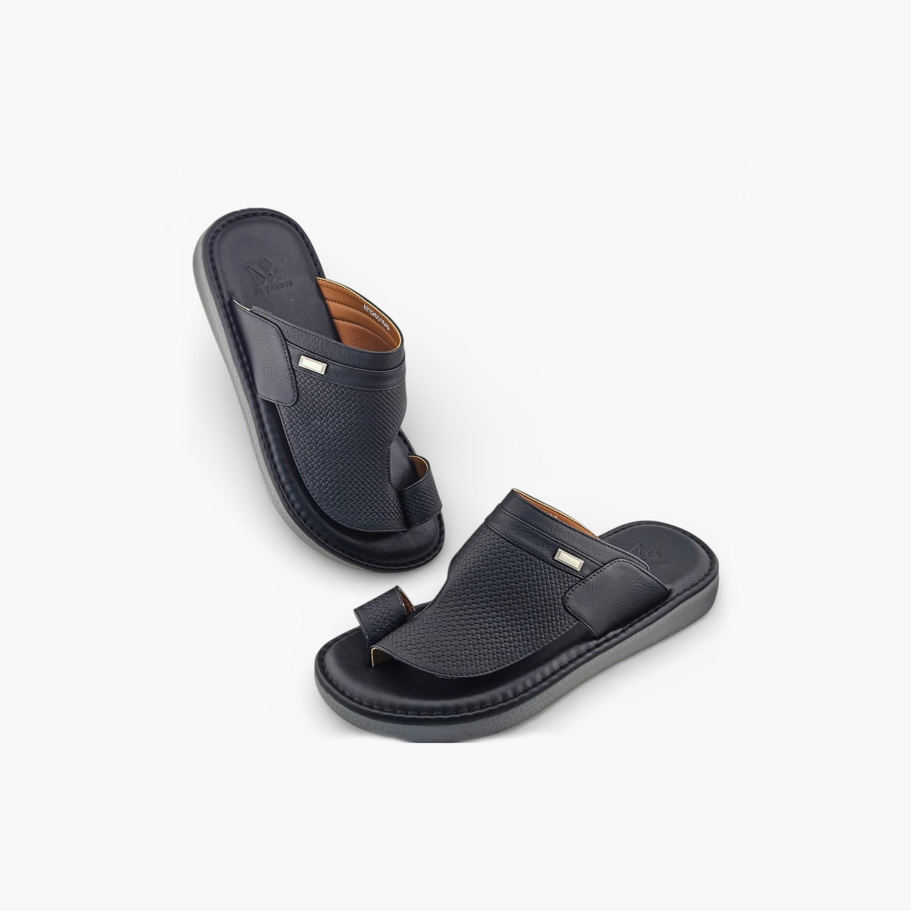 Al Fanoos Men's Slip-On Palazzo Al Turath Arabic Sandals | AFB26016-men-shoes-sandals-image-4