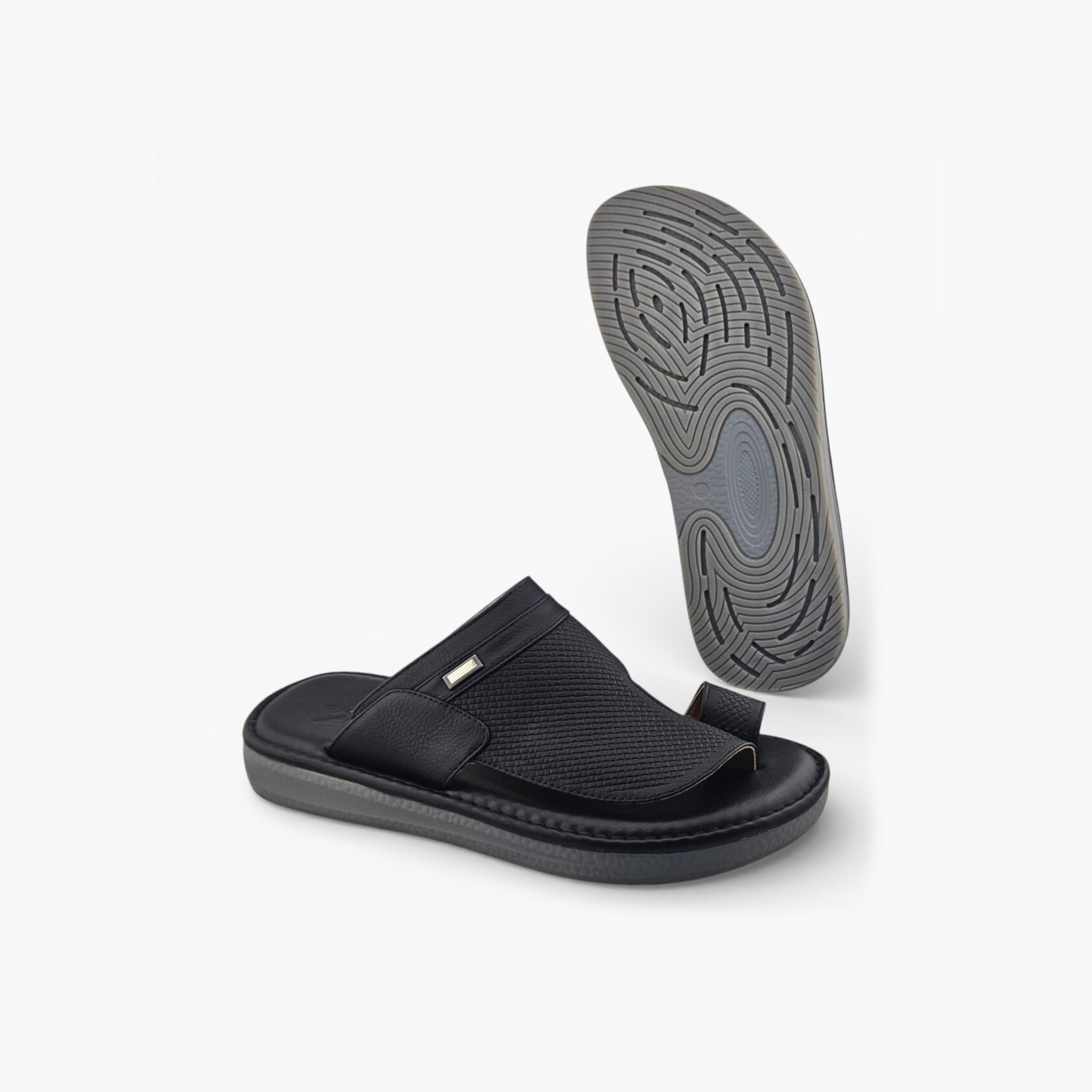 Al Fanoos Men's Slip-On Palazzo Al Turath Arabic Sandals | AFB26016-men-shoes-sandals-image-5