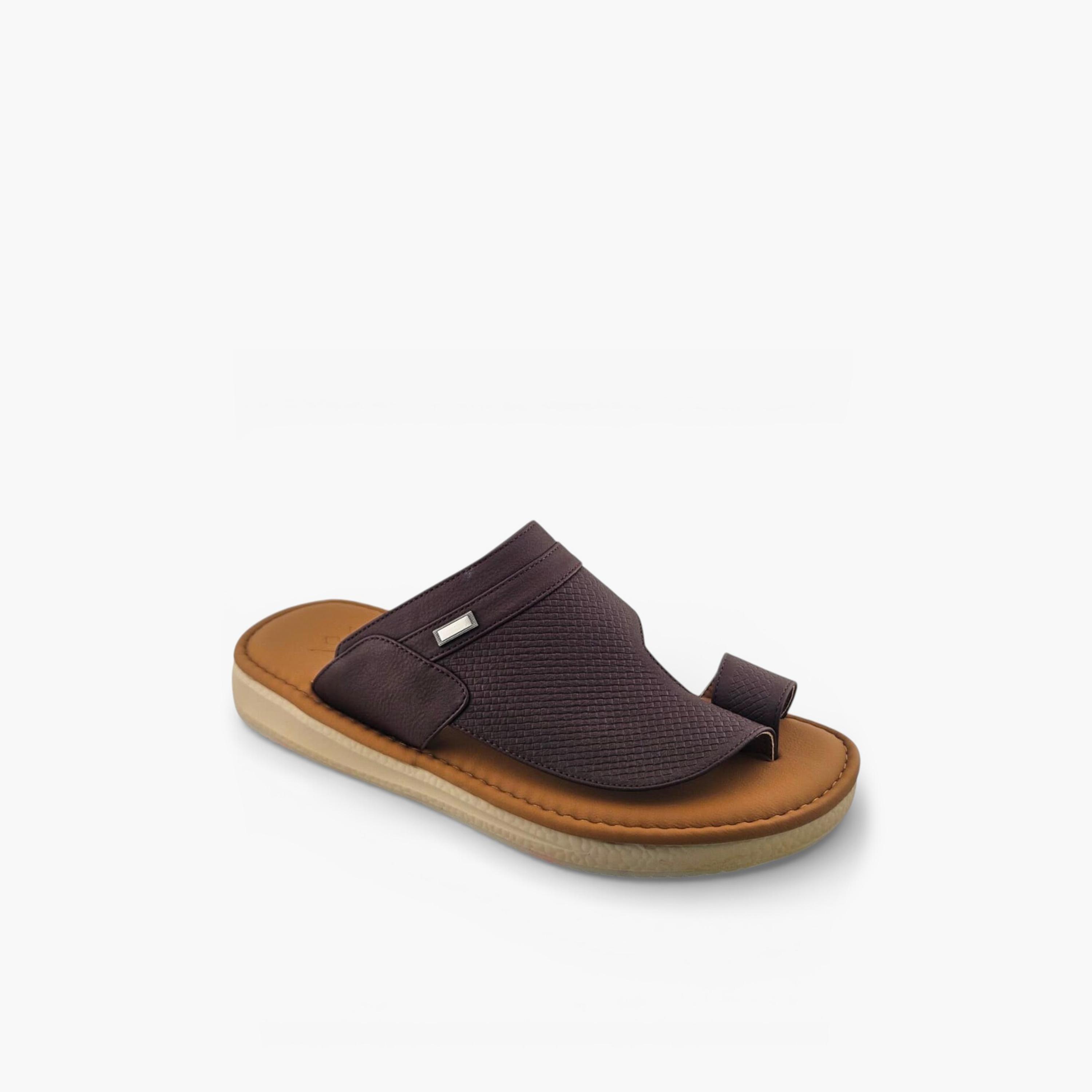 Al Fanoos Men's Slip-On Palazzo Al Turath Arabic Sandals | AFB26016-men-shoes-sandals-image-1