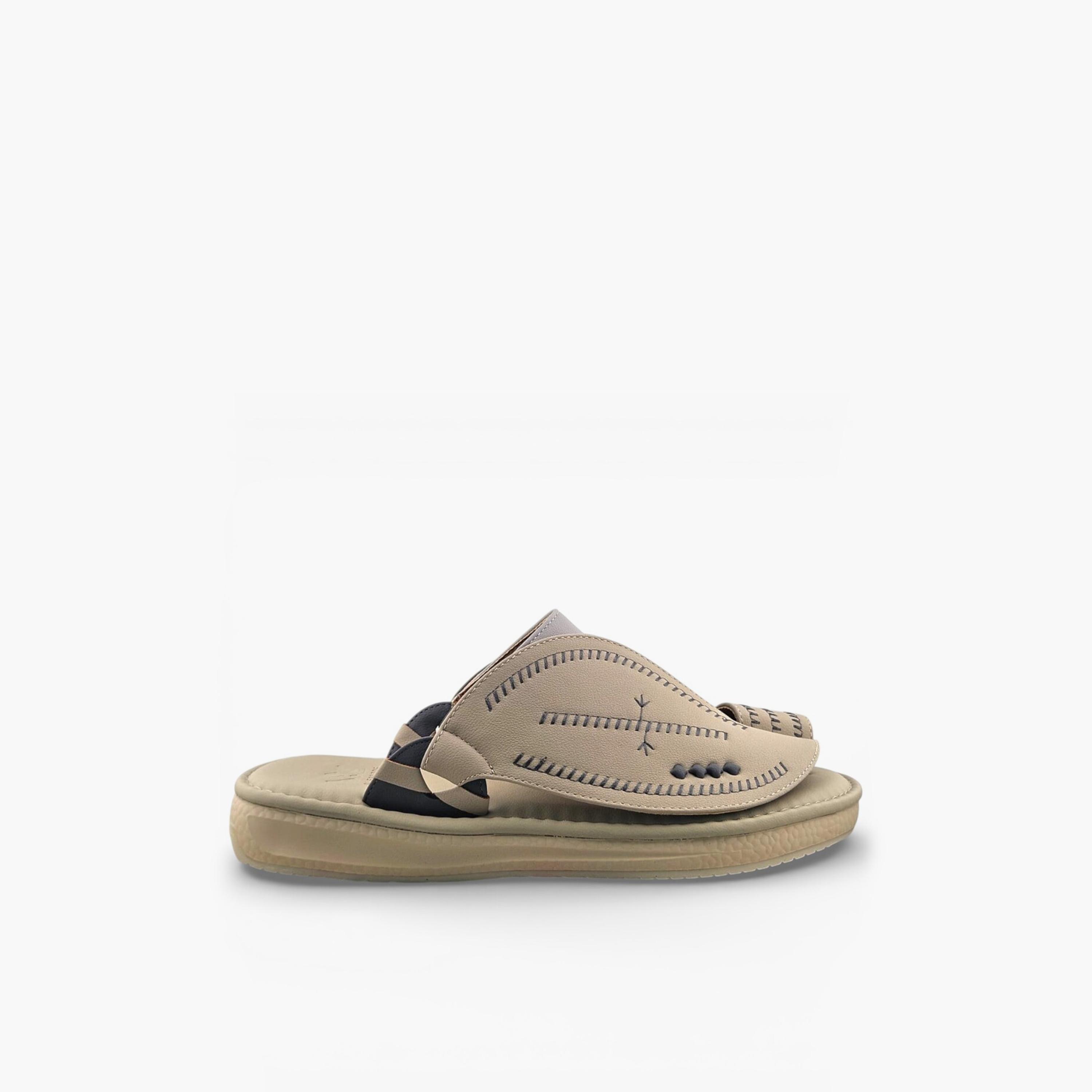الفانوس - صندل بالازو رجالي سهل الارتداء تصميم التراث العربي | AFB26017-men-shoes-sandals-image-2