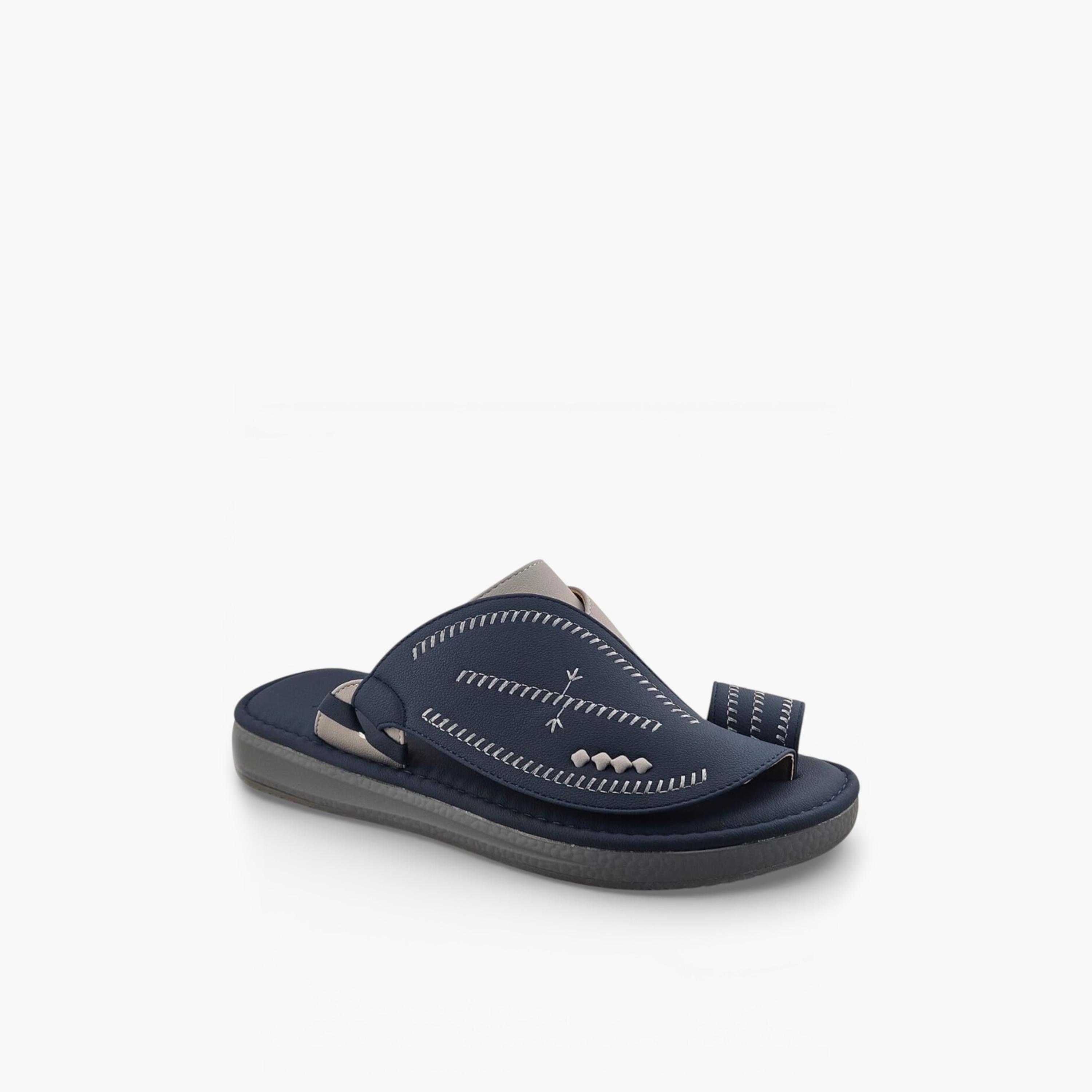 Al Fanoos Men's Slip-On Palazzo Al Turath Arabic Sandals | AFB26017-men-shoes-sandals-image-1
