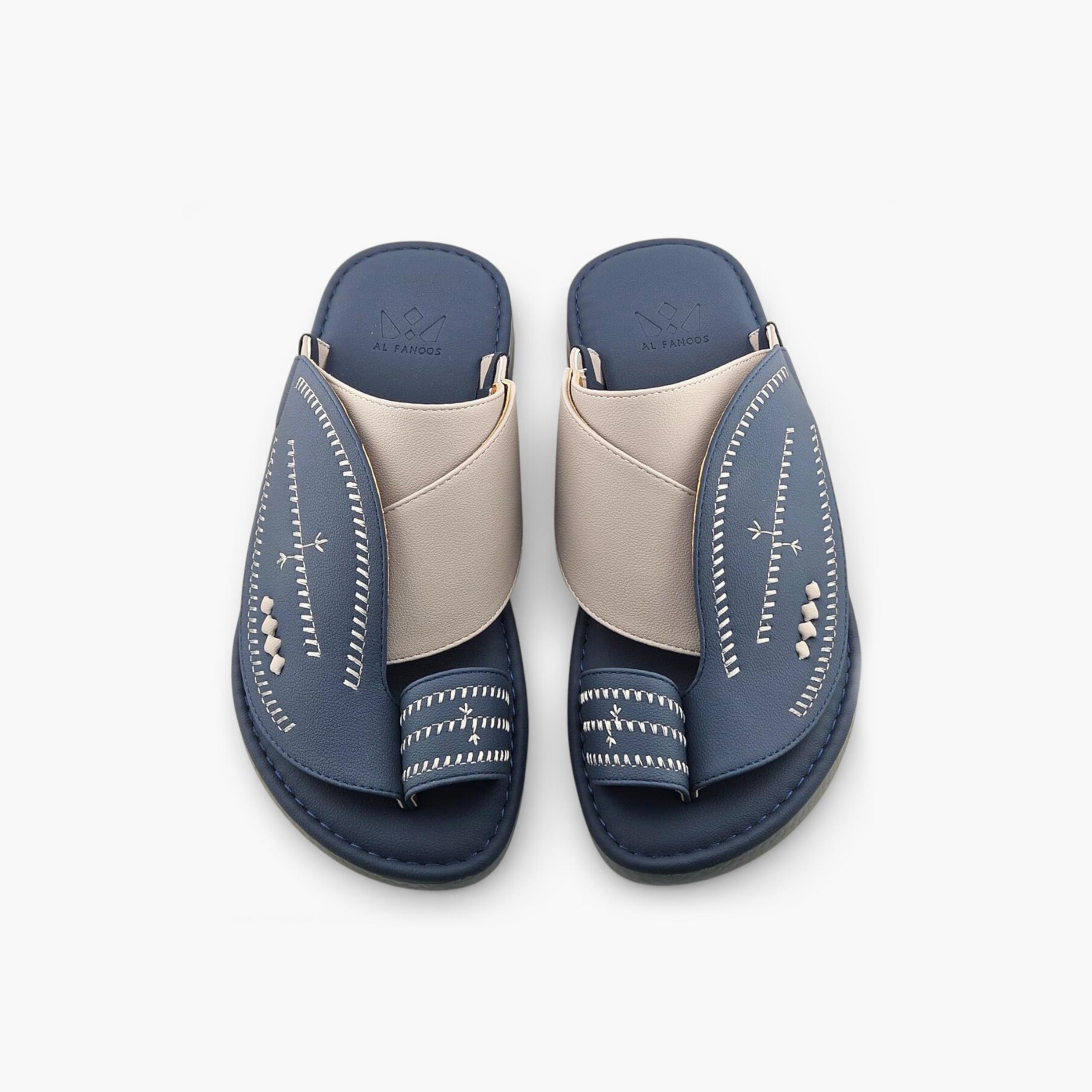 Al Fanoos Men's Slip-On Palazzo Al Turath Arabic Sandals | AFB26017-men-shoes-sandals-image-3