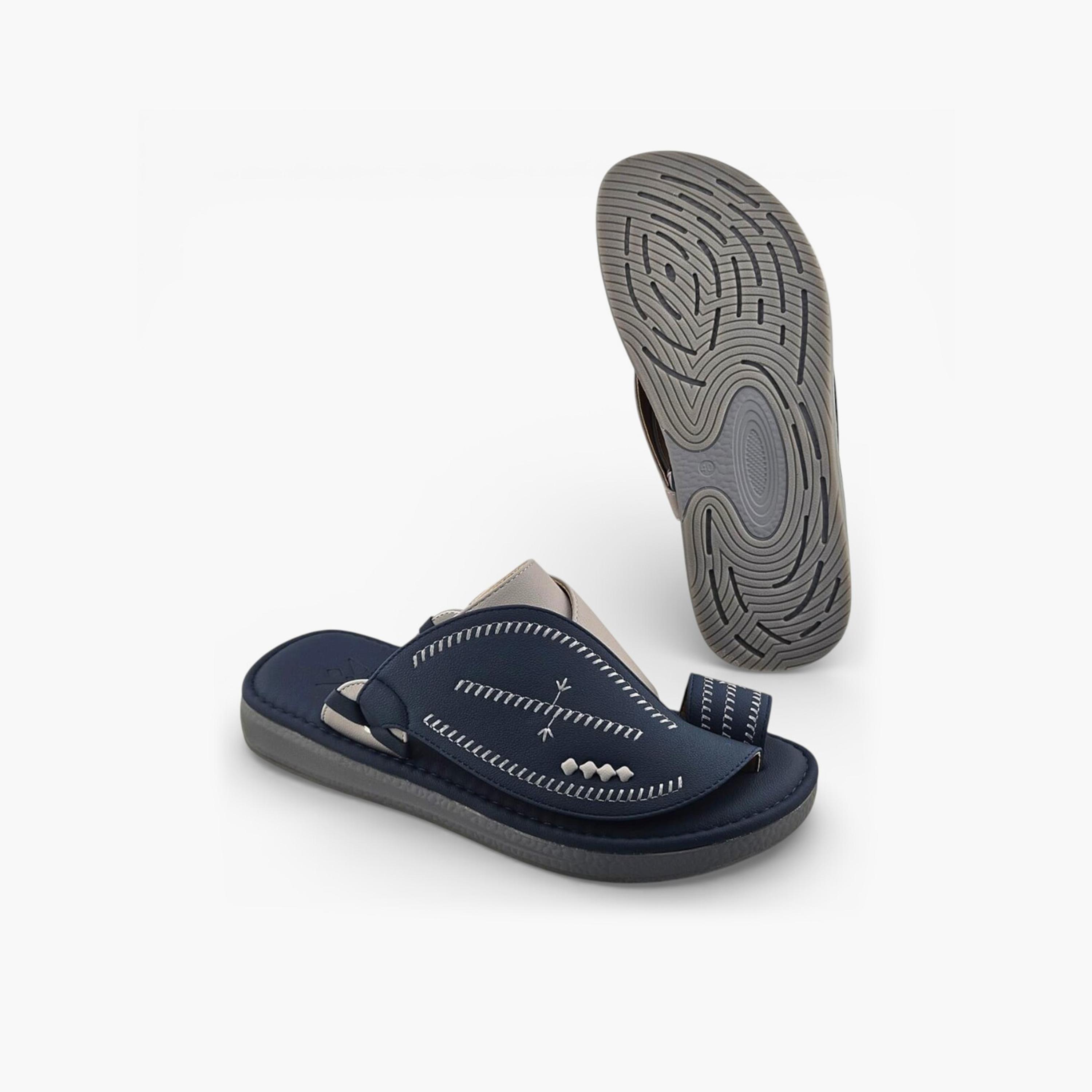 Al Fanoos Men's Slip-On Palazzo Al Turath Arabic Sandals | AFB26017-men-shoes-sandals-image-5