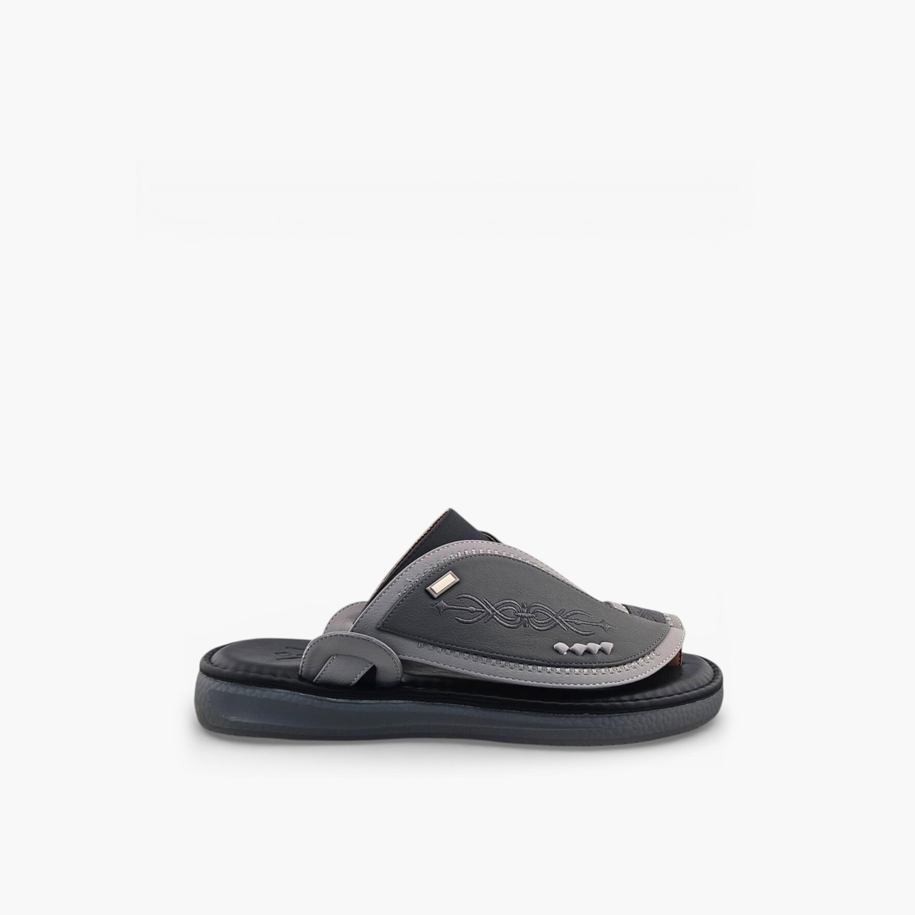 Al Fanoos Men's Slip-On Palazzo Al Turath Arabic Sandals | AFB26018-men-shoes-sandals-image-2