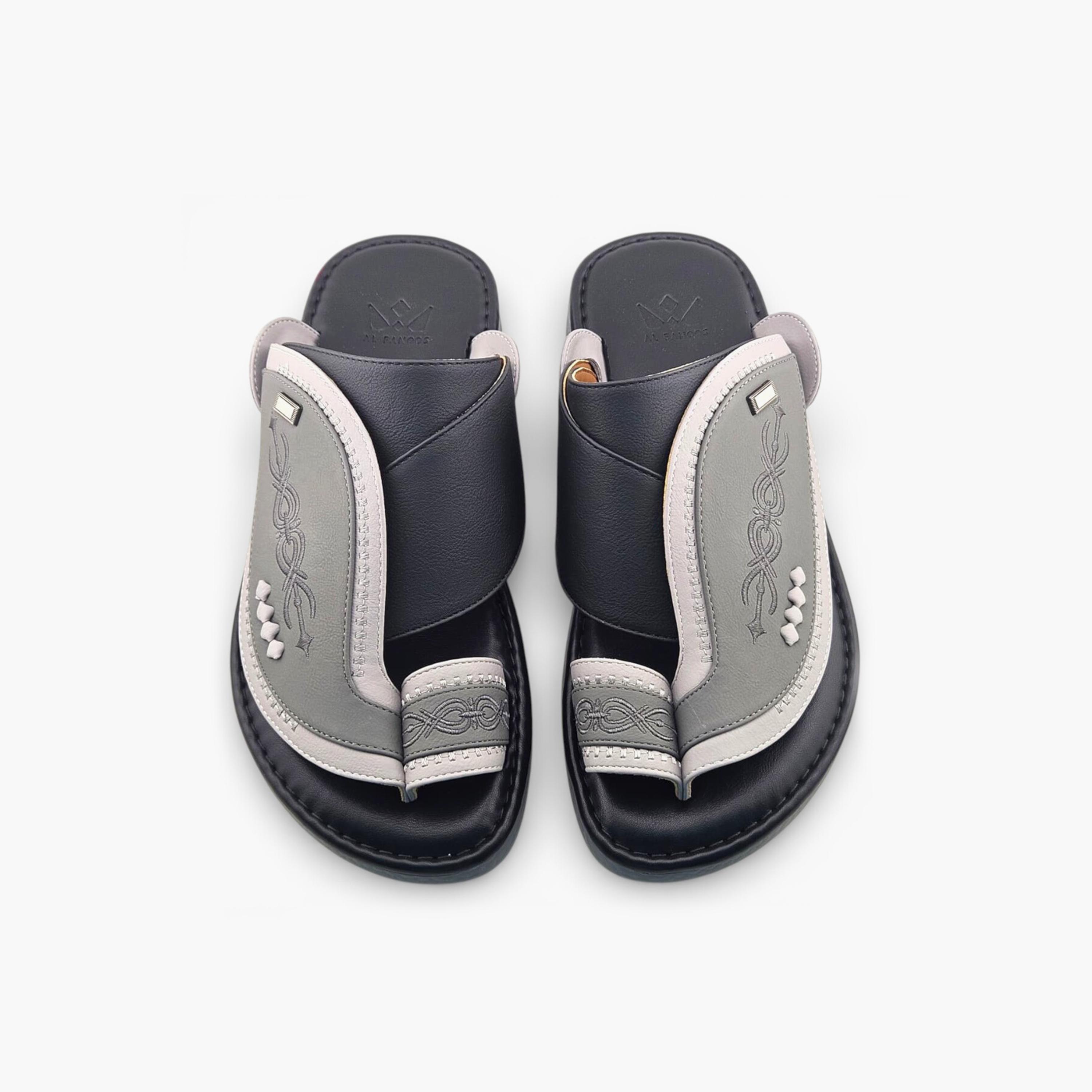 Al Fanoos Men's Slip-On Palazzo Al Turath Arabic Sandals | AFB26018-men-shoes-sandals-image-3