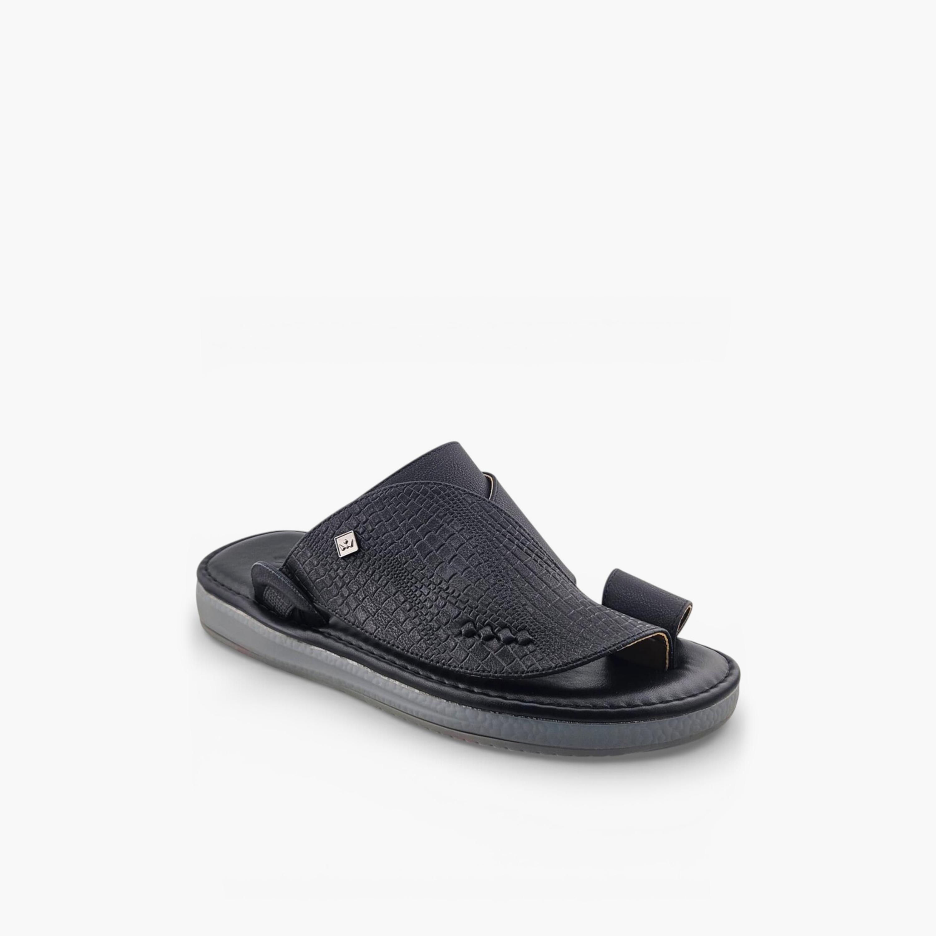Al Fanoos Men's Slip-On Palazzo Al Turath Arabic Sandals | AFB26019-men-shoes-sandals-image-1