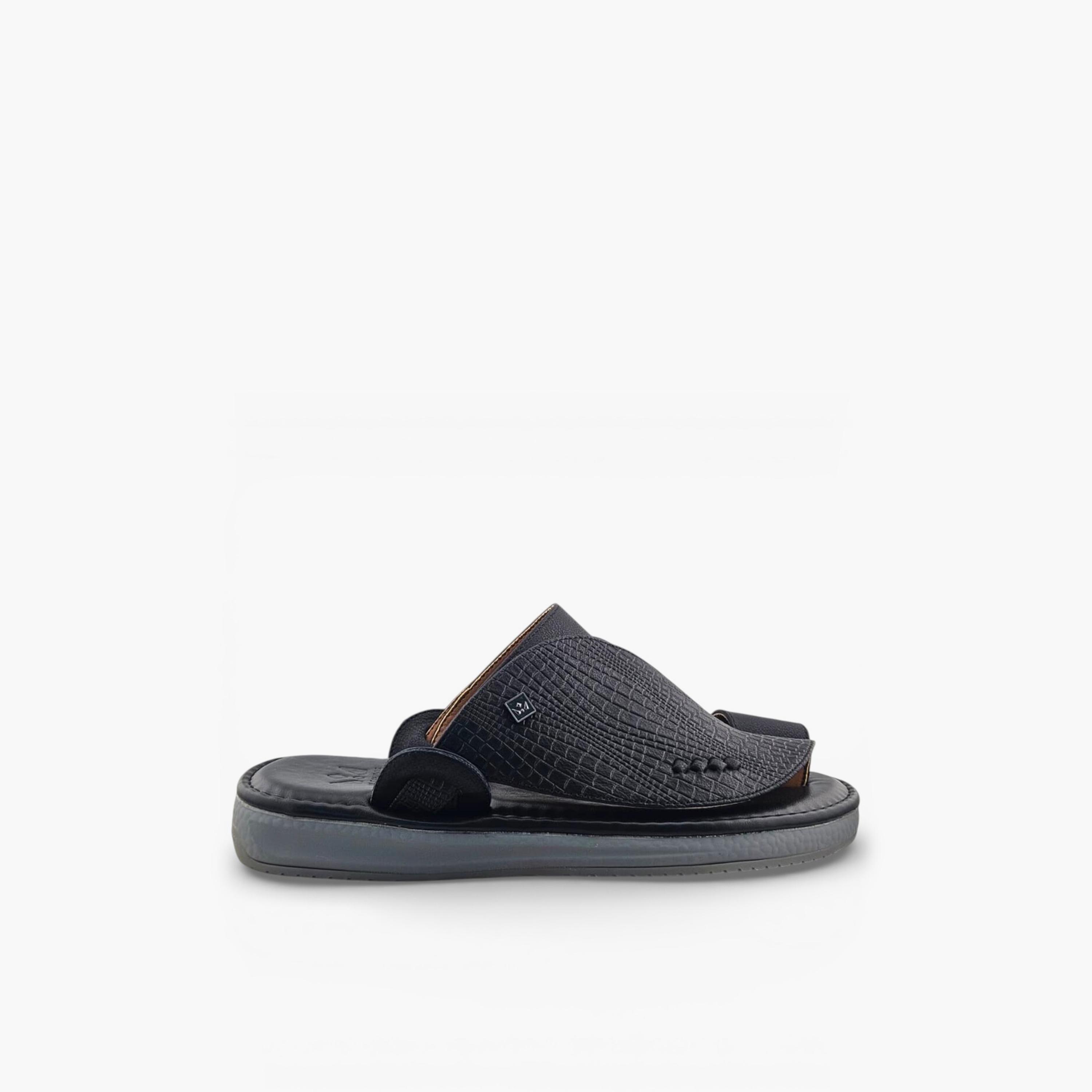 Al Fanoos Men's Slip-On Palazzo Al Turath Arabic Sandals | AFB26019-men-shoes-sandals-image-2