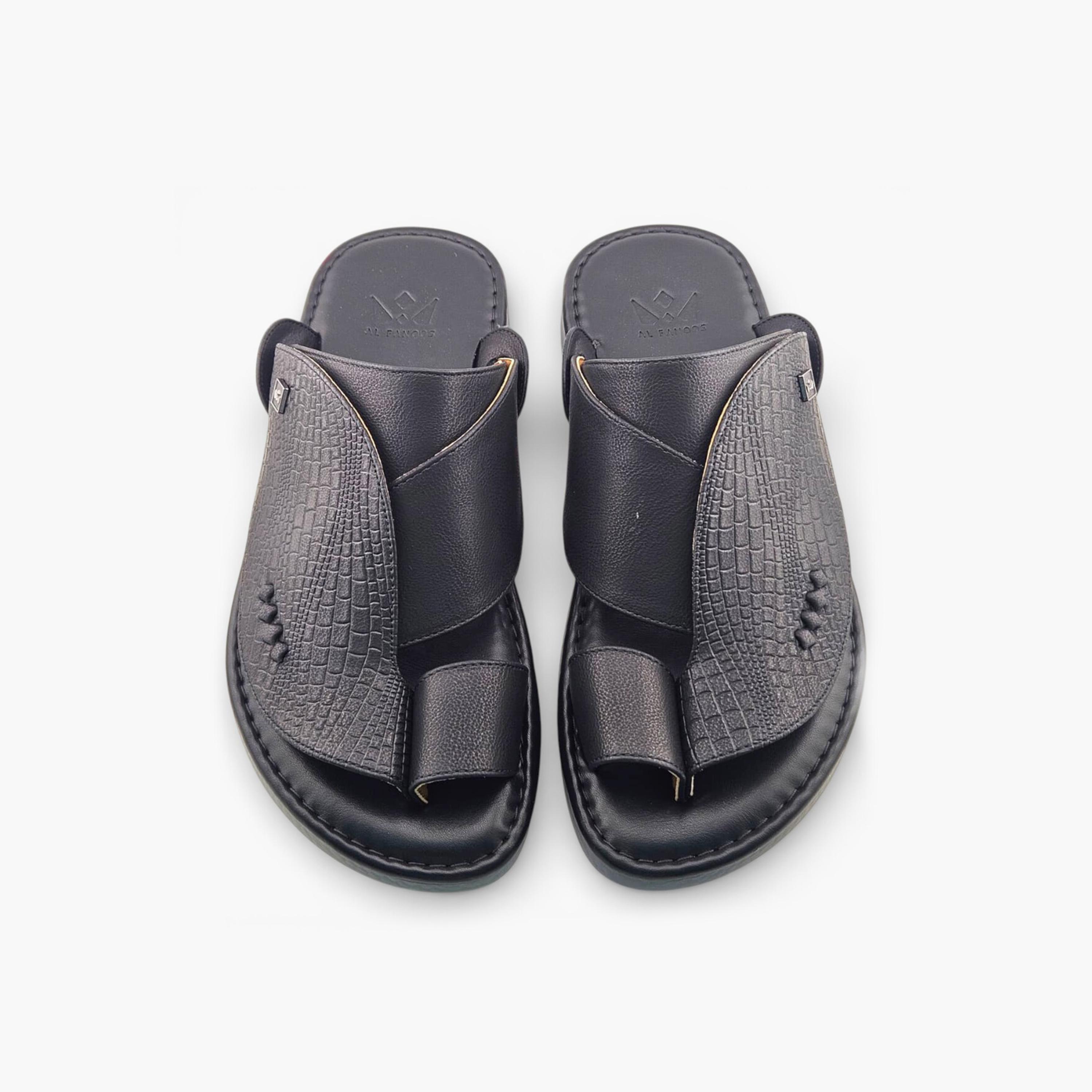 Al Fanoos Men's Slip-On Palazzo Al Turath Arabic Sandals | AFB26019-men-shoes-sandals-image-3