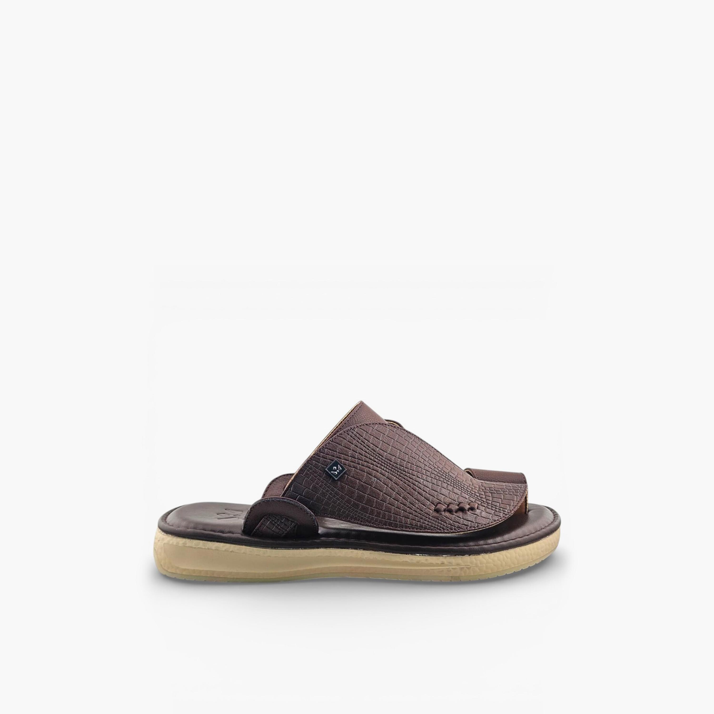 Al Fanoos Men's Slip-On Palazzo Al Turath Arabic Sandals | AFB26019-men-shoes-sandals-image-2